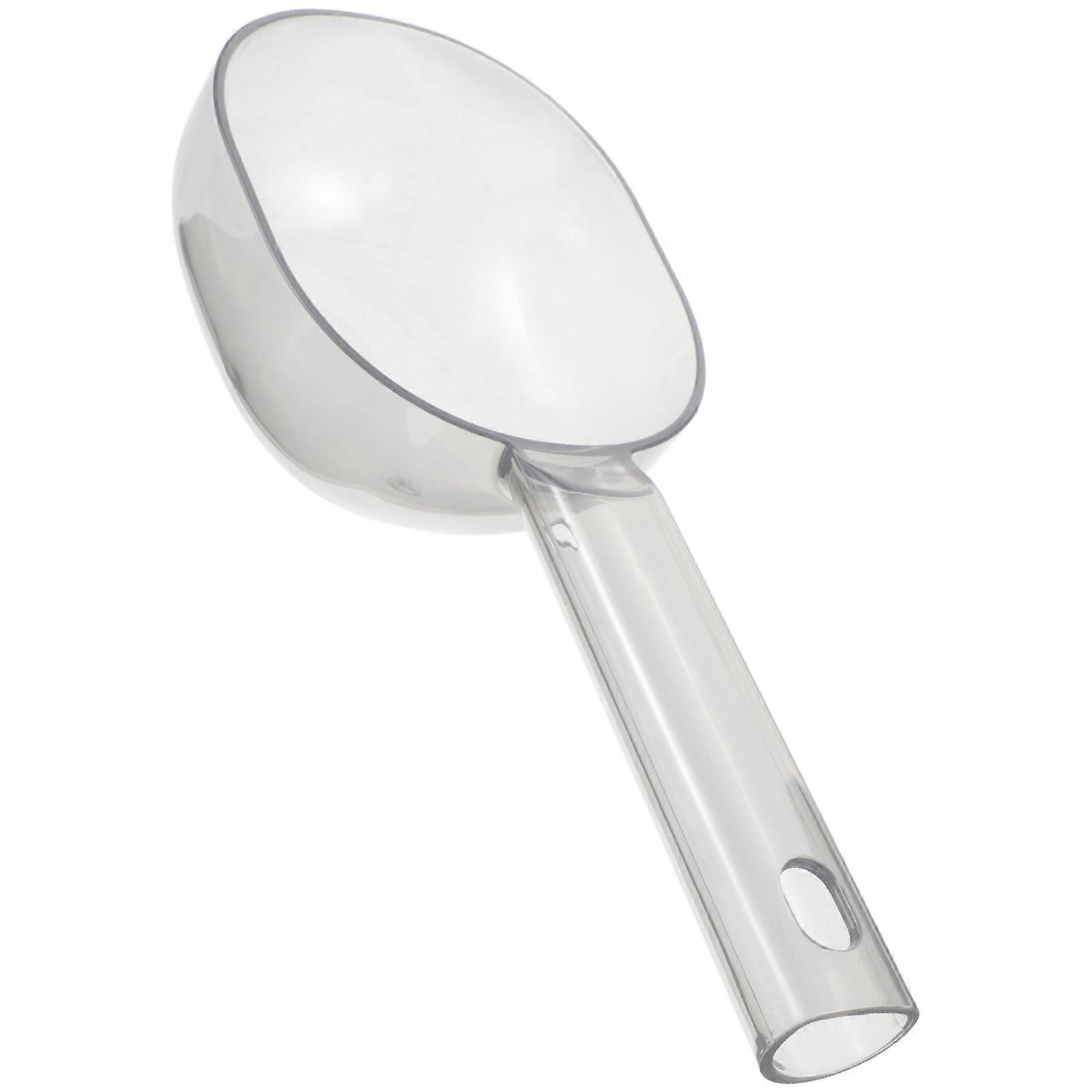 Transparent Long Handle Plastic Spoon for Scooping Flour Grains Rice
