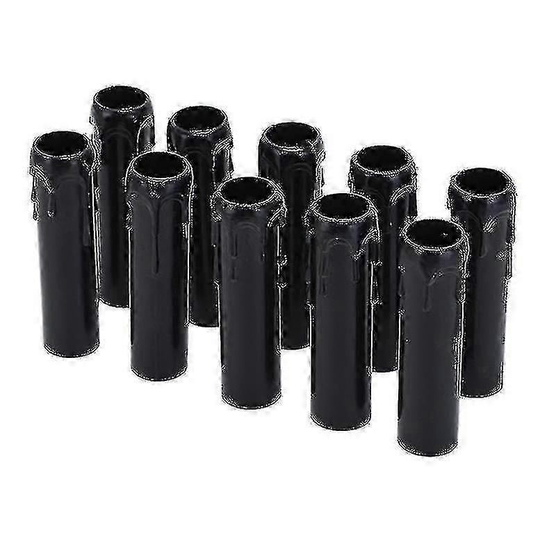 Csillár aljzatfedelek vintage világításhoz - 10 db műanyag cső