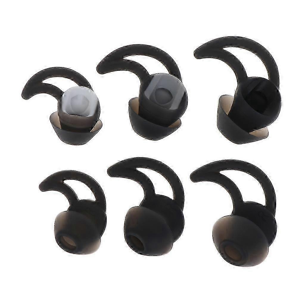 Noise Isolating Ear Pads compatible with Bose QC30 - Replacement Earbud Tips and Hooks