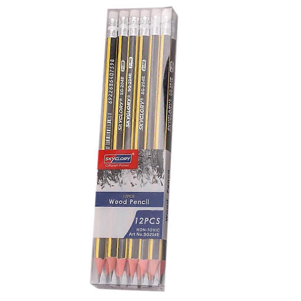 Skyclory Kids Pencil Set SG-204E - Drawing, Writing, Sketching Kit with Markers & Brush | Compatible with school art projects