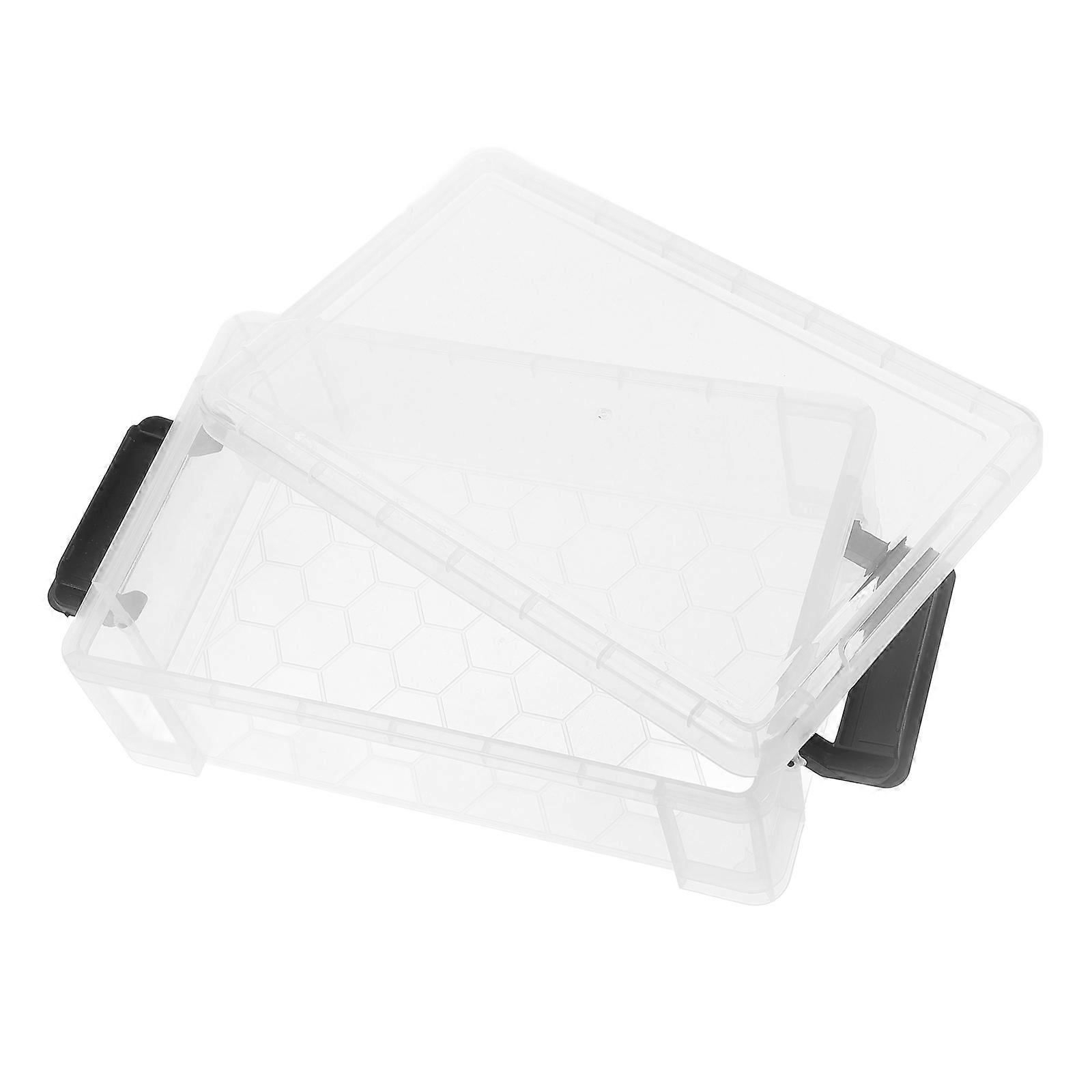 Large Capacity Plastic Pencil Box for Storage Use with Black