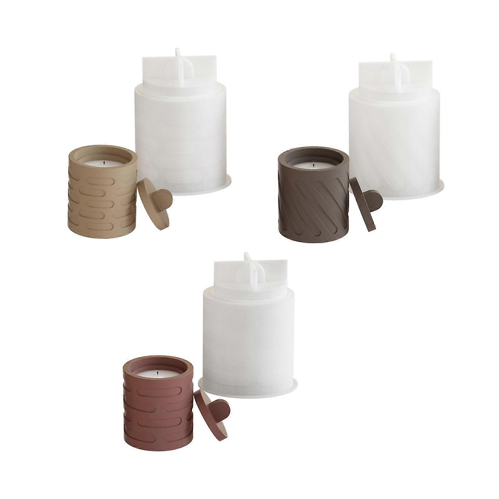 Versatile Jar Silicone Mold Set Multipurpose Silicone Jar Resin Molds for Candy Containers and Decorations Multicolor