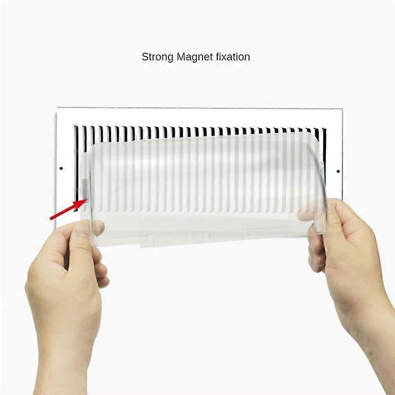 Adjustable Magnetic Air Deflector Easy Adjust Between 8-14In -2