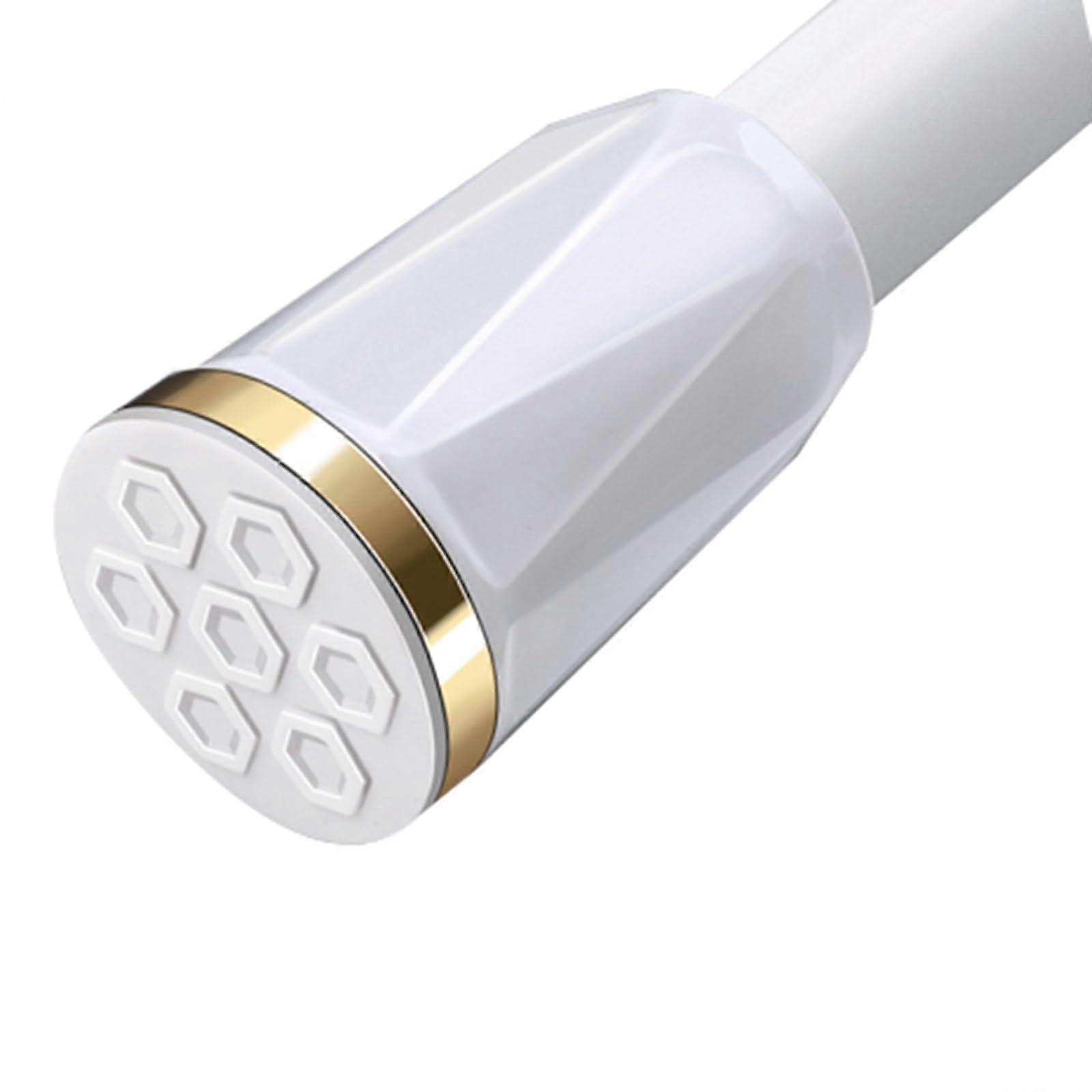 Tension Curtain Rod Adjustable NoDrill Rustproof Spring Design for Bathroom Bedroom RV Black 27.647.2'