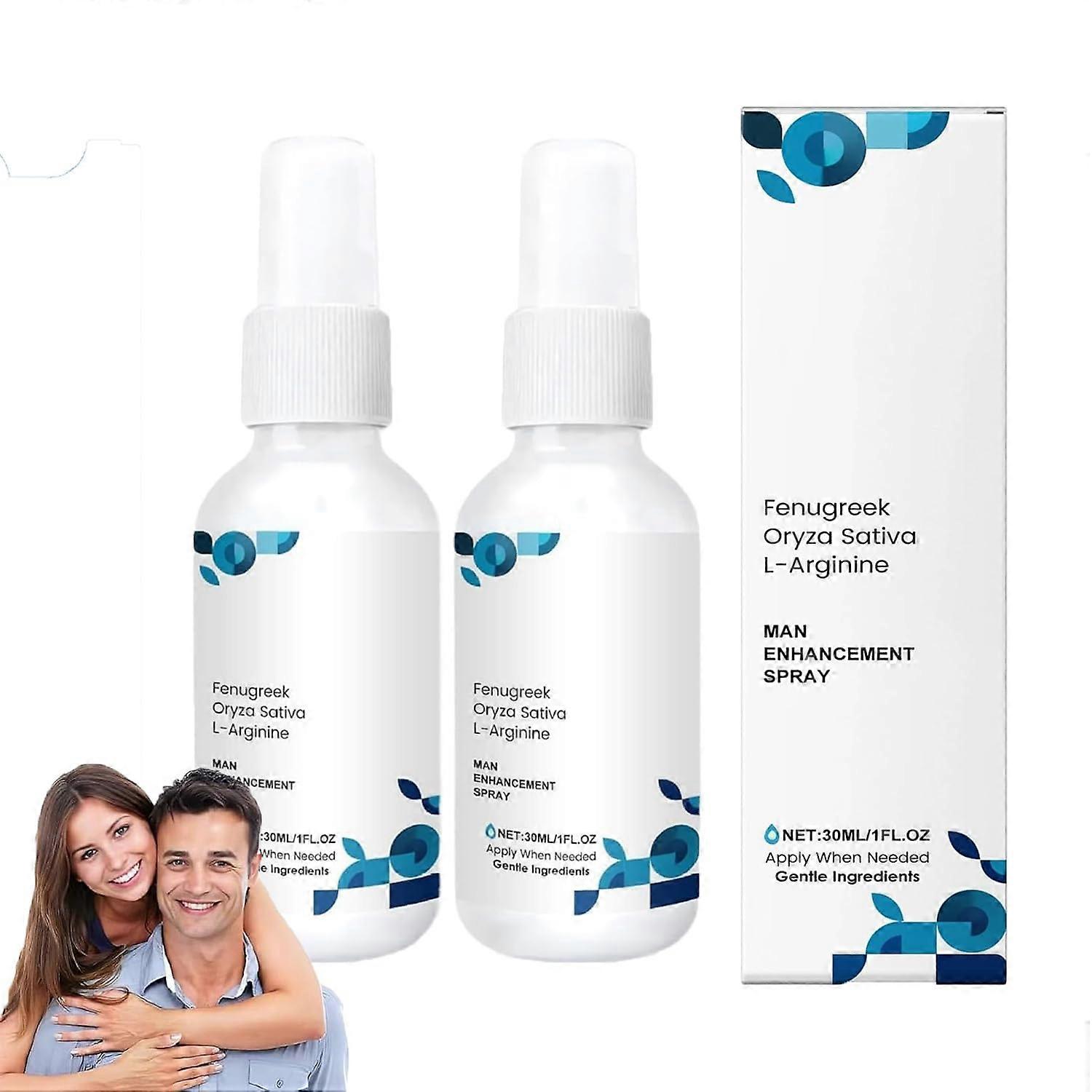 Men's Vitality Spray with Seaweed Extract, QuickDry Fresh Formula, Gentle Daily Balance 2pc