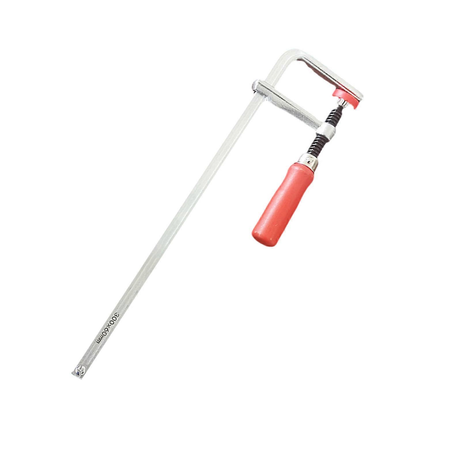 120-300mm Wood Handle Guide Rail Clamps with Screw Action Arm Portable Track  Rail Clamps Workbench Guide Rail Clamp Multicolor