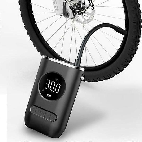 Electric bicycle pump, portable cordless compressor, motorcycle pump