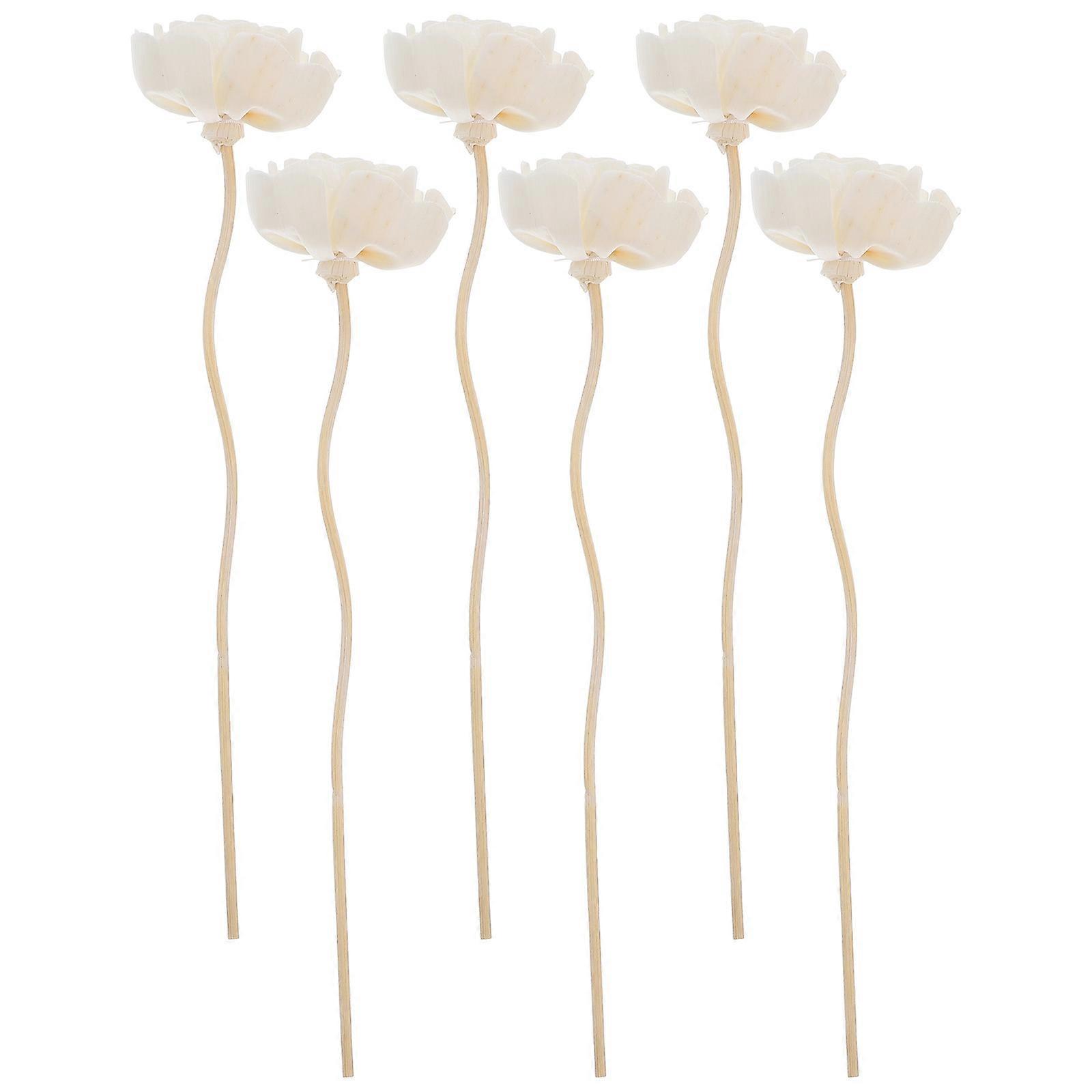 Home Fragrance Reed Diffuser Sticks for Home 6Pcs Flower Diffuser Sticks
