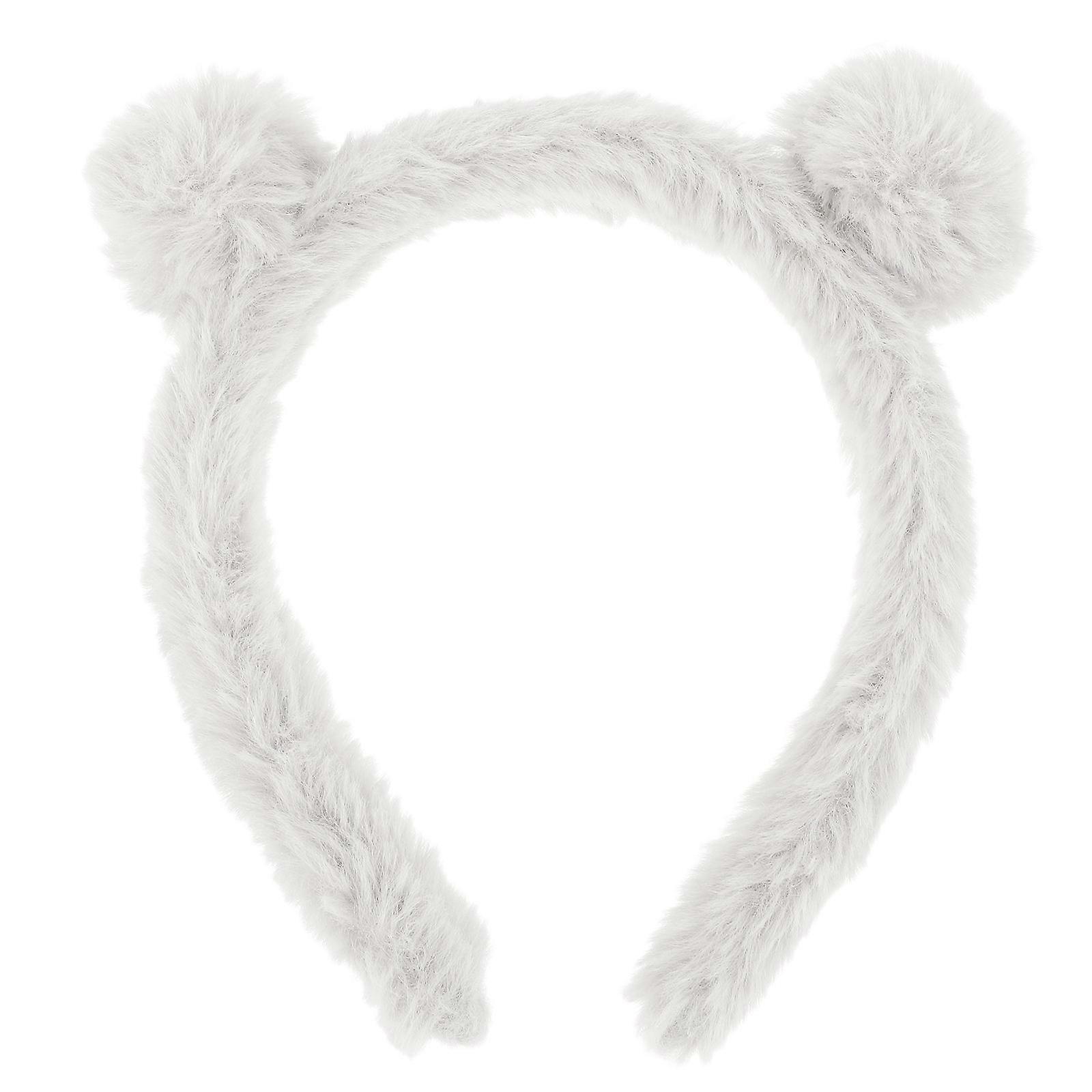 Ears Headband for Makeup Plush Soft Hair Accessory