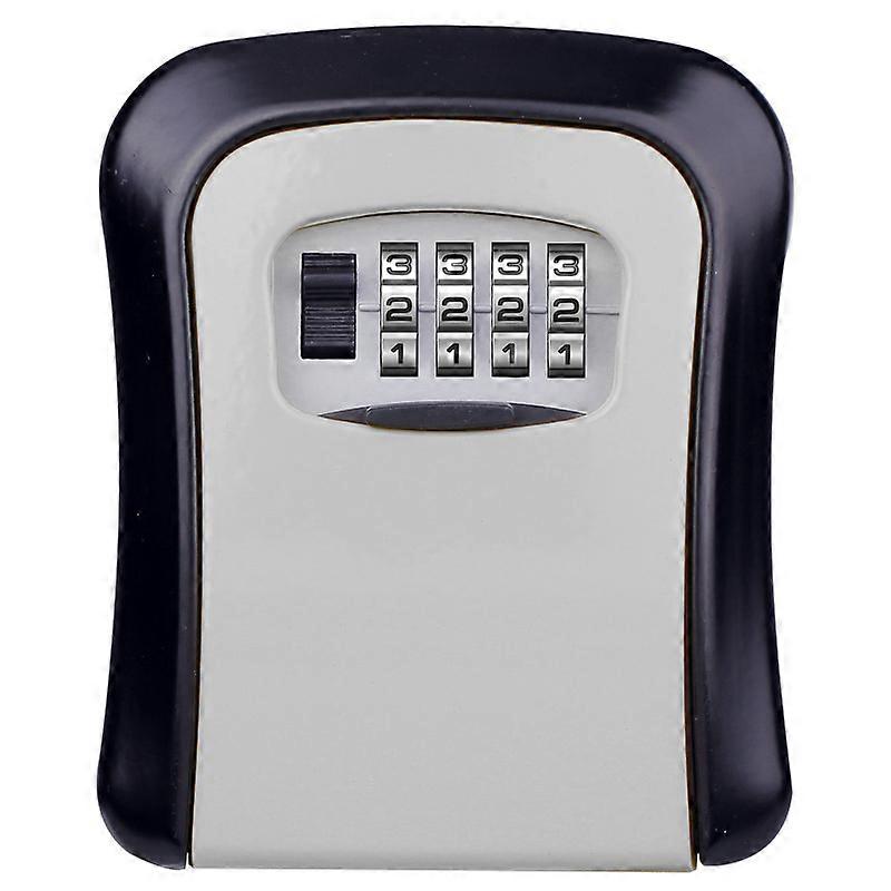 Key Keeper Combination Lock Wall Mounted Waterproof 4 Digits Passwords 5 Keys Storage Box Easy to Fix Home Or Office safe box