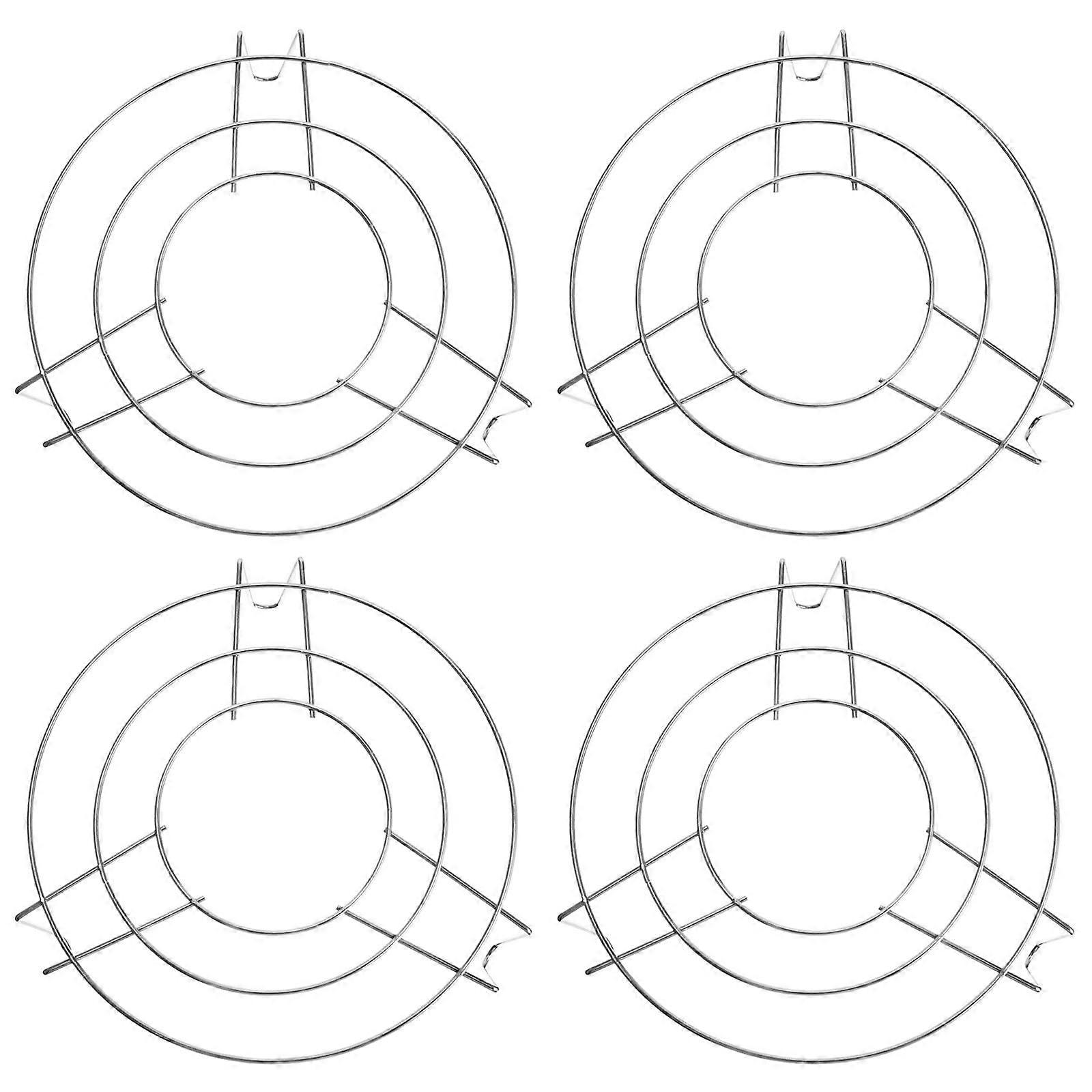 4pcs Stainless Steel Steaming Rack and Cooling Rack for Baking Vegetables Fish and Eggs