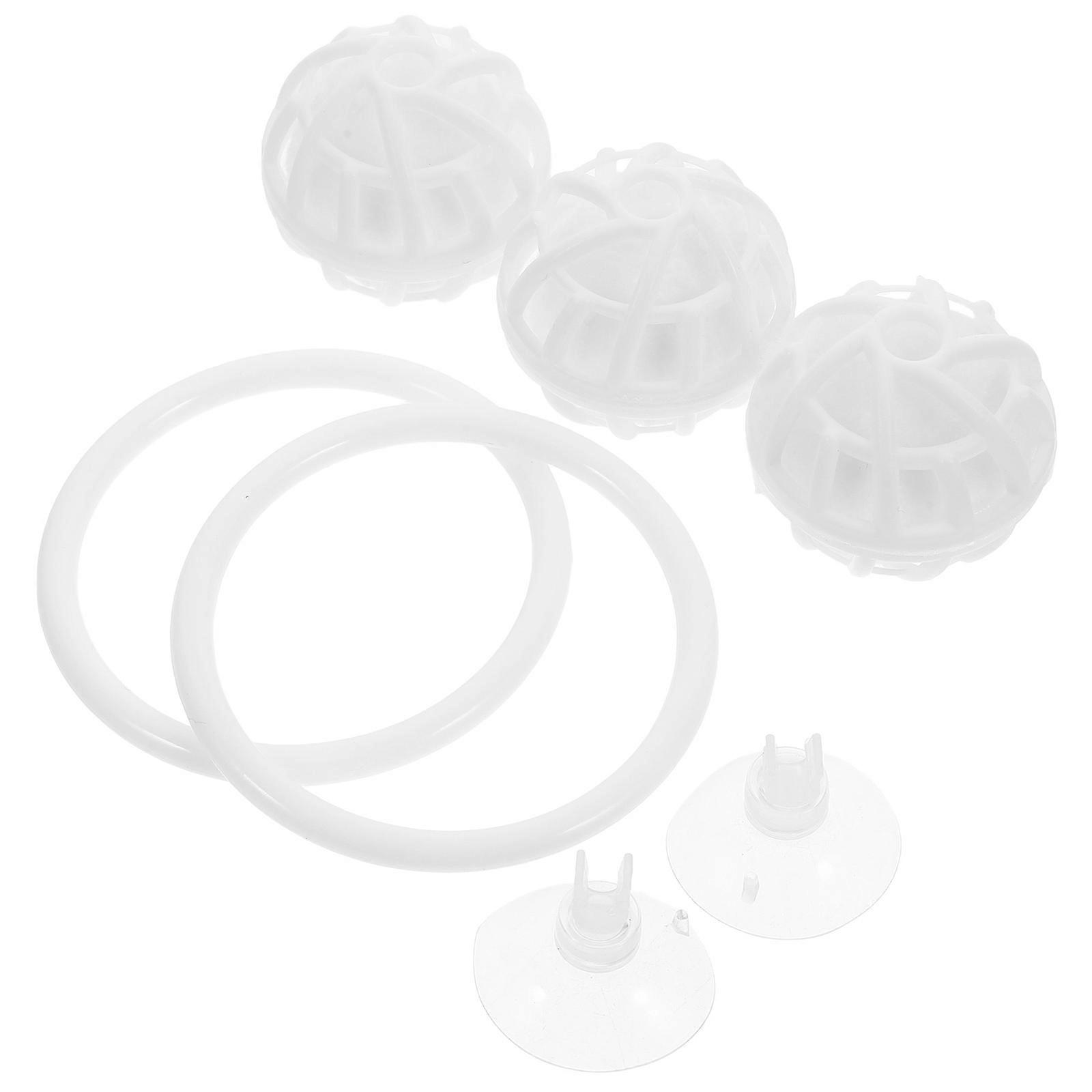 Betta Exercise Loop with Filter Media Balls for Aquarium 1Set