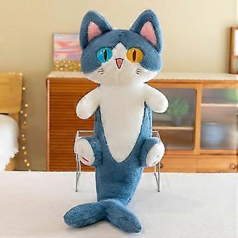 Internet celebrities new plush toys shark cat doll large throw pillow blue cat doll scissors machine exchange gifts