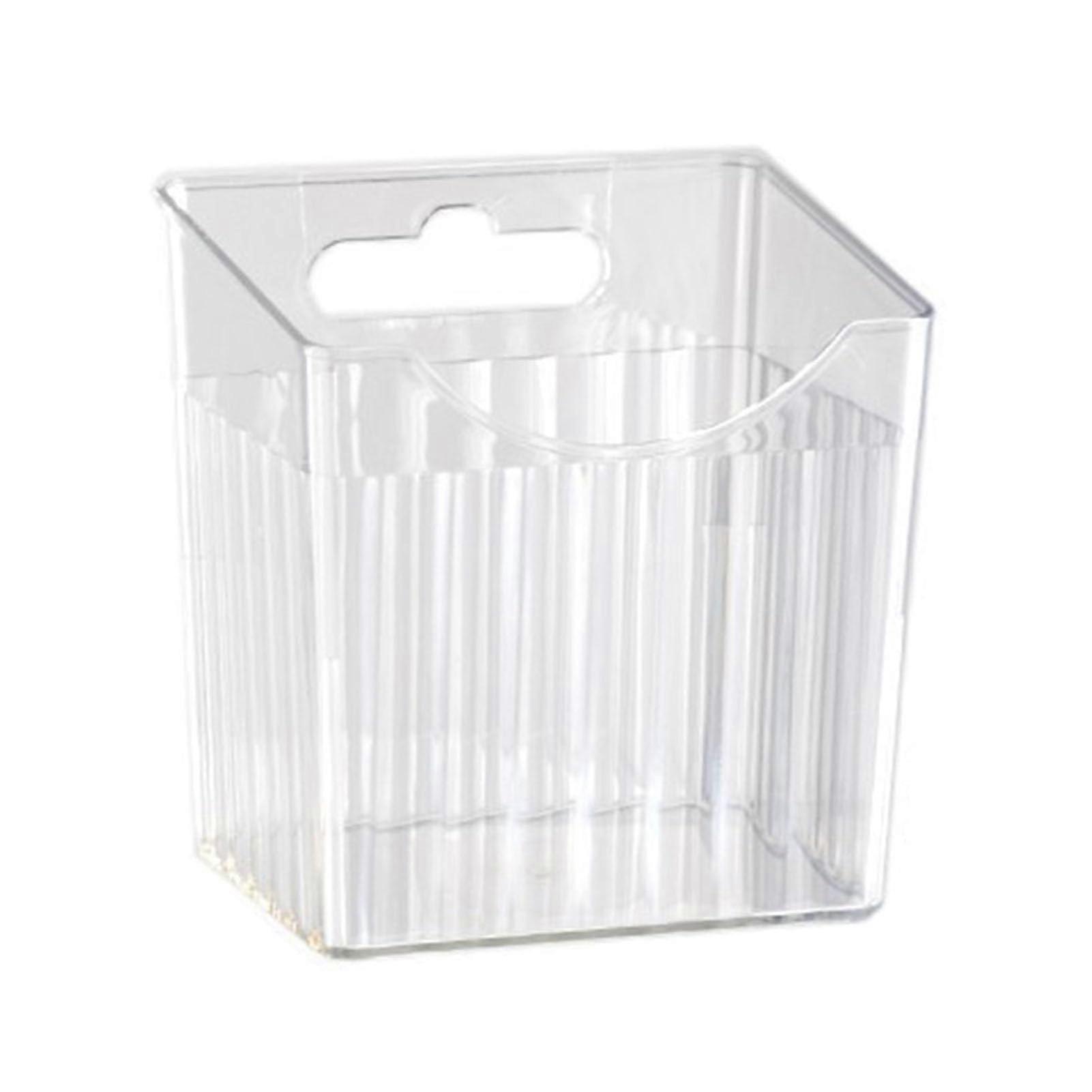 Wall Mounted Storage Organizer, MultiFunctional PET Hanging Bin for Kitchen Bathroom SpaceSaving Use