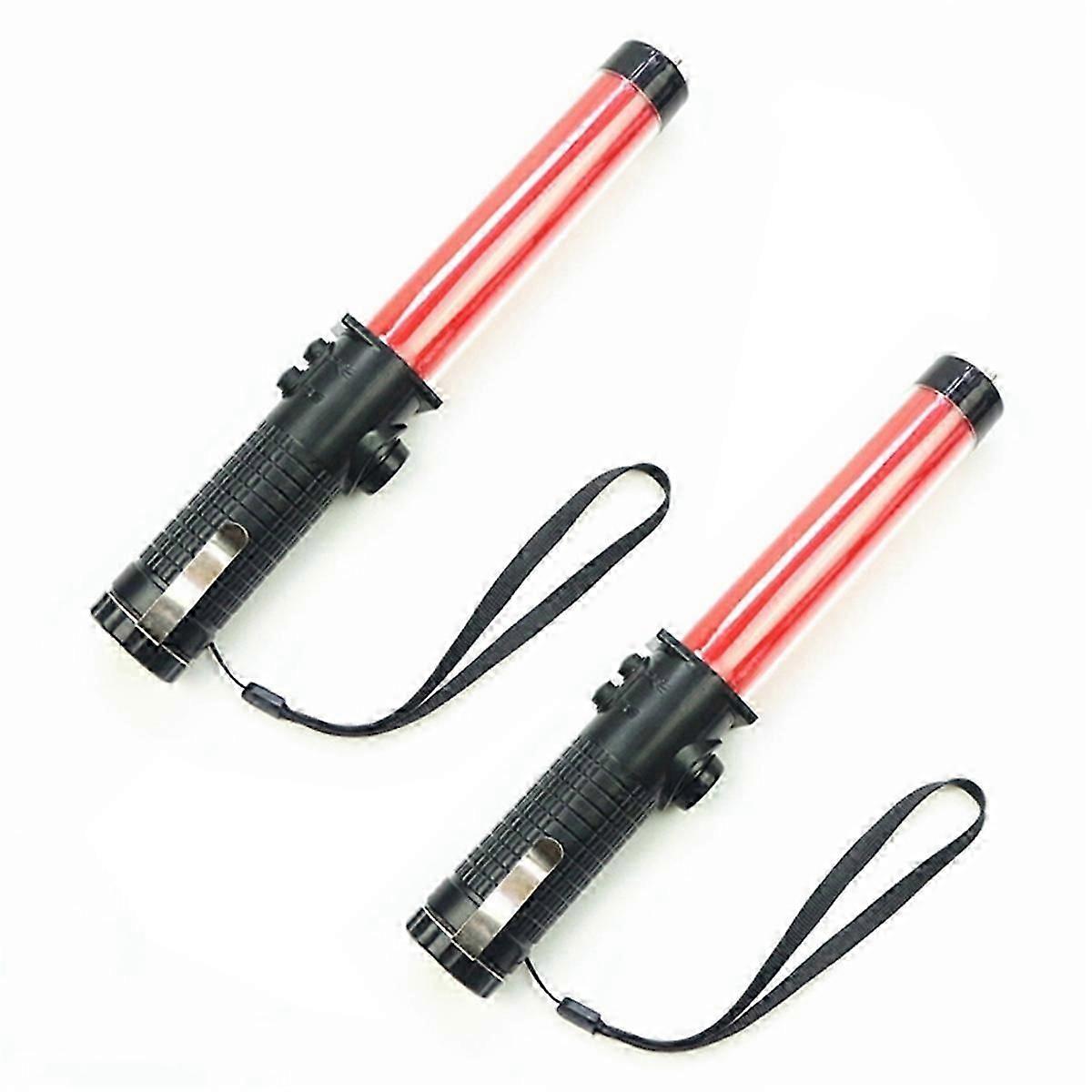 Traffic Batons, Traffic Control Stick,Safety Light Batons, 30cm, 2pcs
