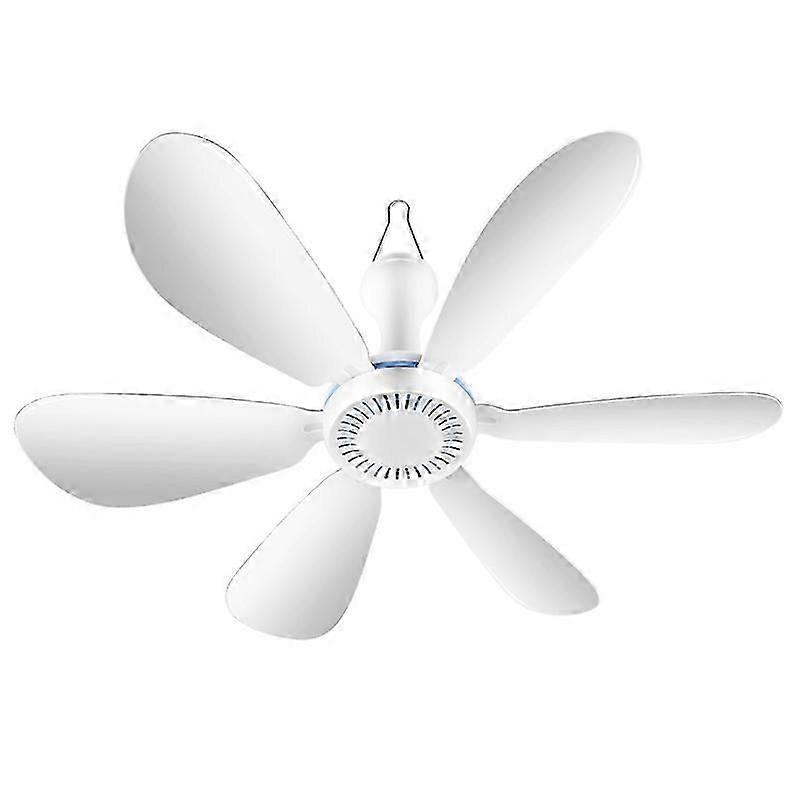 USB Home Dormitory Mute High Wind Power Mini Fan Six Blade Small Ceiling Fan