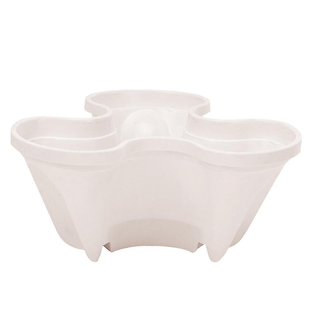 Plastic Stackable Vertical Flower Plant Pot Holder Garden Planter Decor