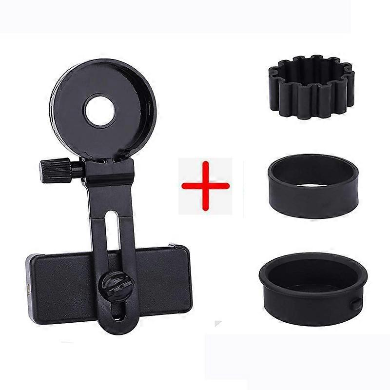Upgrade Universal Cell Phone Adapter Bracket Clip Mount Soft Rubber Material For Binocular Monocular Spotting Scope Telescope