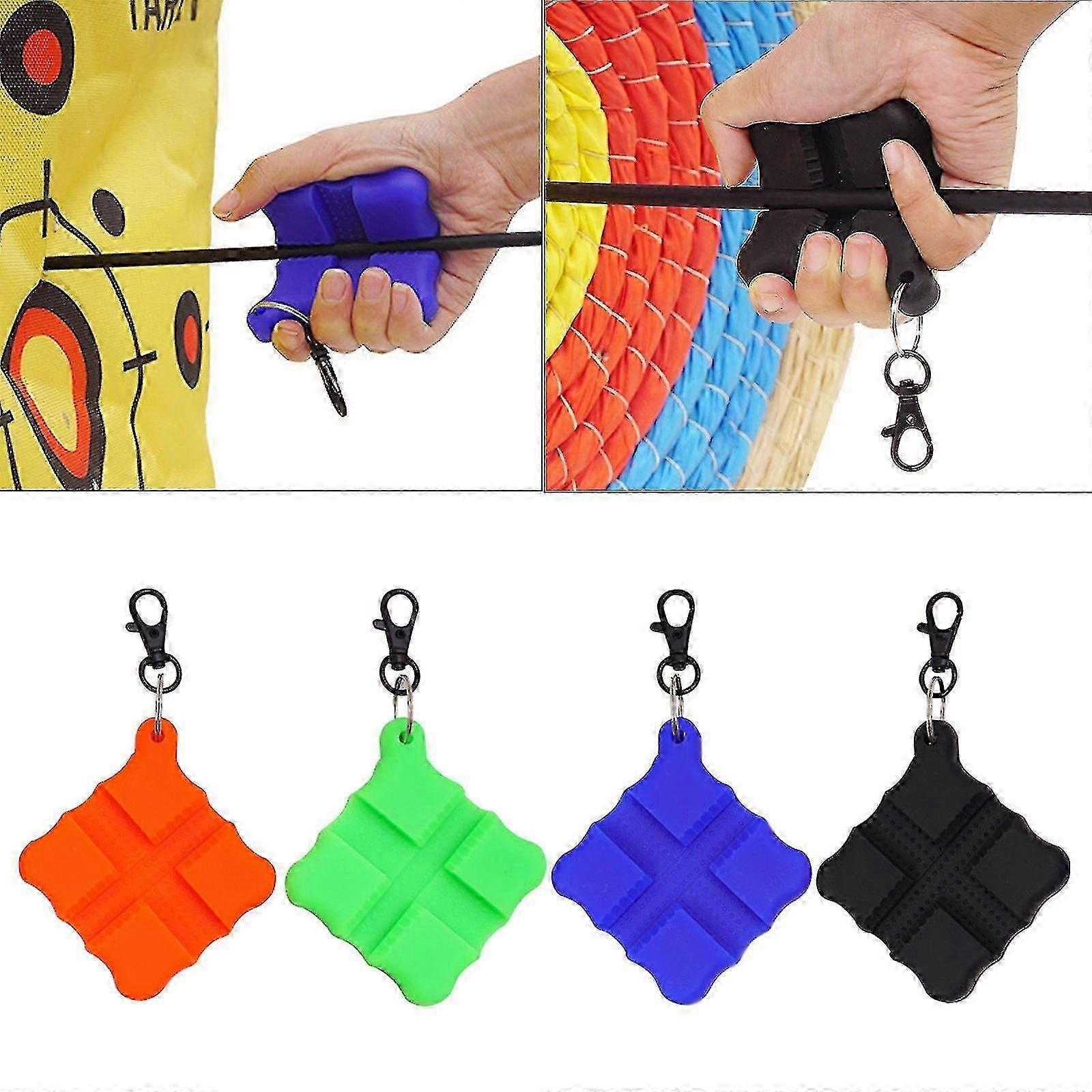 Silicone Arrow Puller With Quick Release Clip For Removing Various Arrows