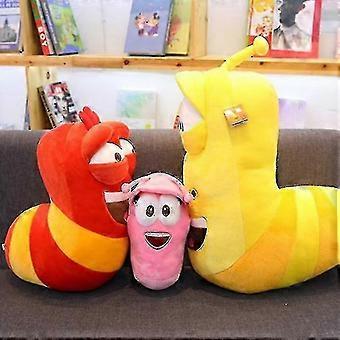25-26 3pcs/lot Korean Anime Fun Insect Slug Creative Larva Plush Toys Cute Stuffed Worm Dolls For Children Birthday Gift Hobbies