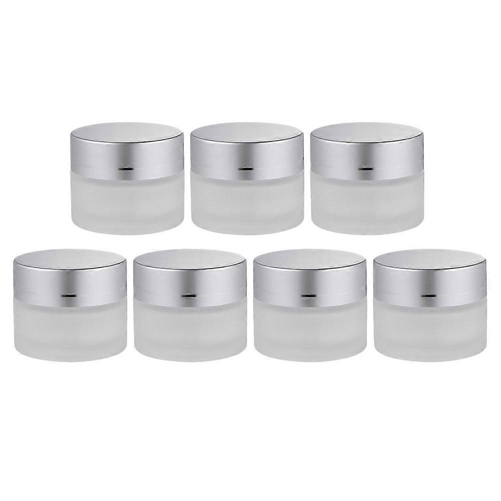 Portable Cream Jars Lotion Dispenser Multi Purpose Prevent Leaking 3.9X5.2cm 7Pcs