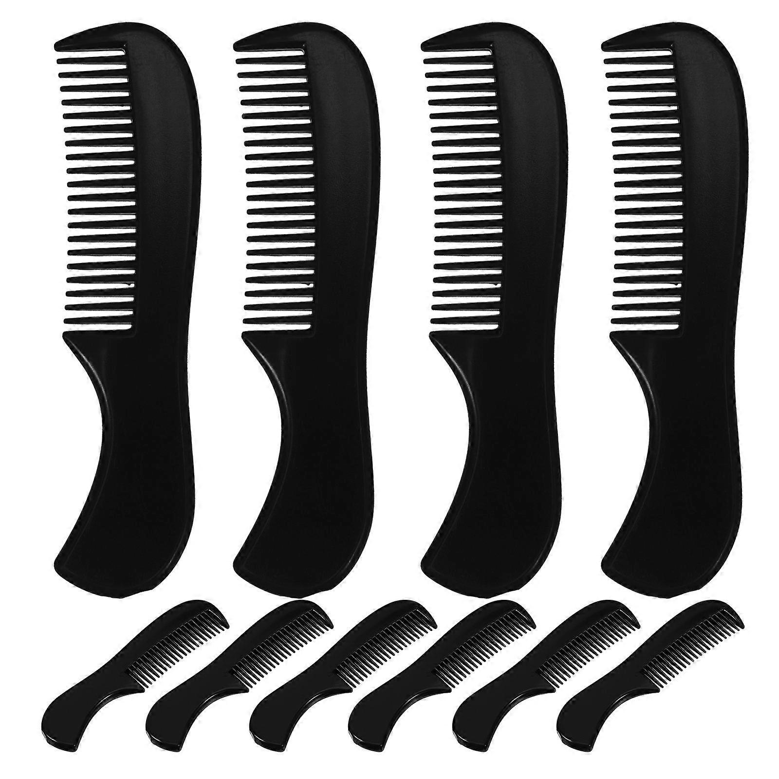 Mustache Comb for Men Practical Plastic Beard Comb Set with 20Pcs Included