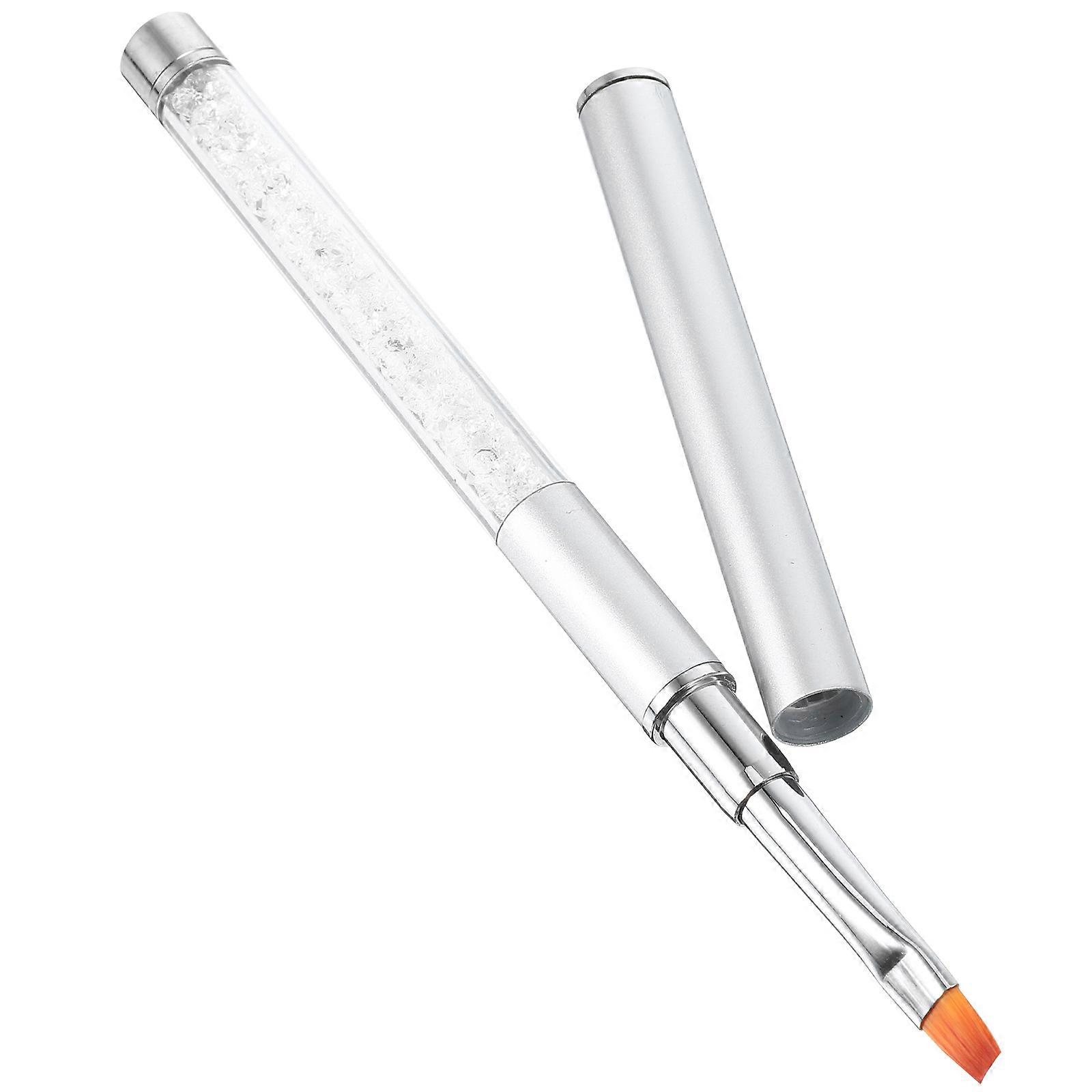 Manicure Tools Silver Pen for Nail Art 2Pcs Set