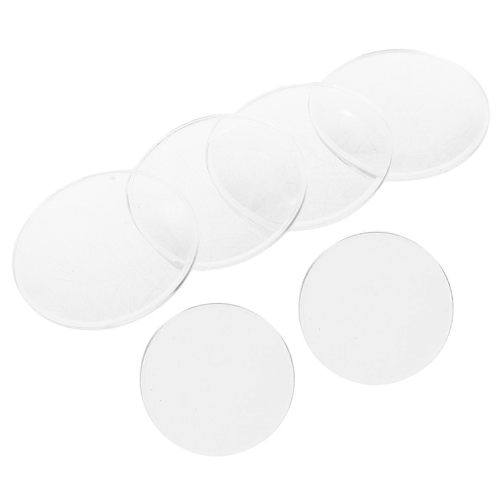 Clear Optical Lens Double Convex Lens for Science Experiment 12Pcs