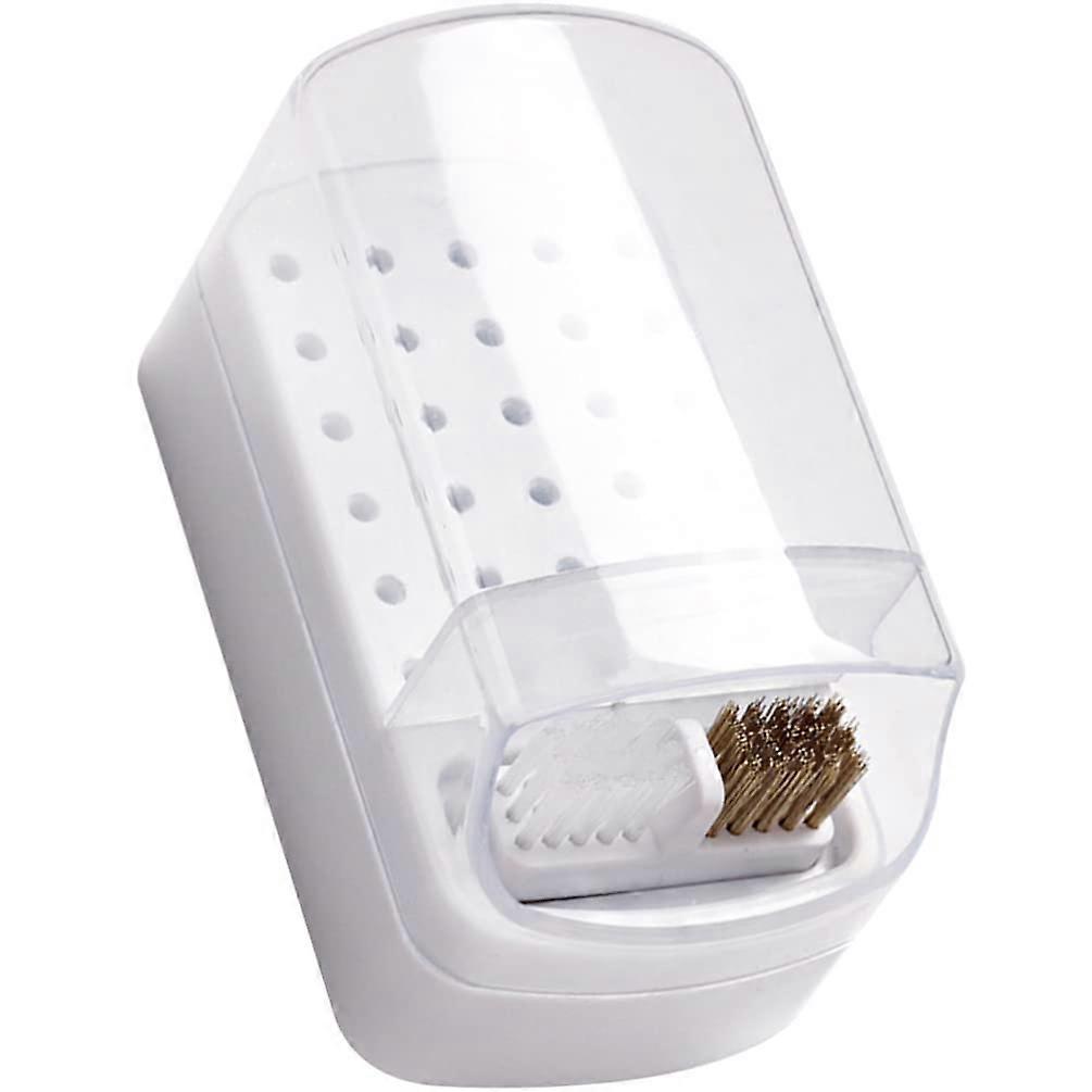 Professional Nail Drill Bits Holder Organizer with Compact Storage Box for Salon and Home Use