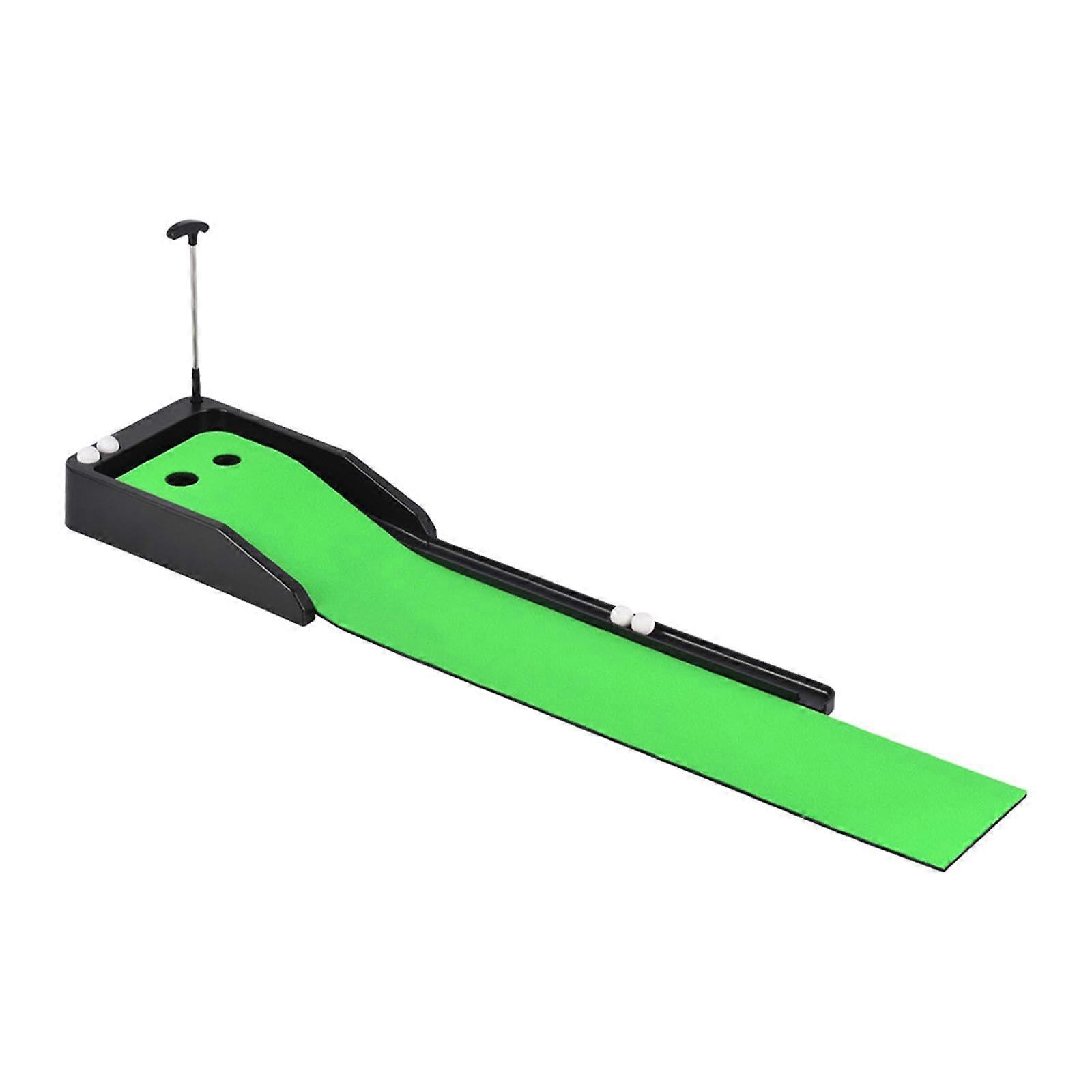 Golf Putting Mat with Automatic Ball , Non Slip Indoor Golf Practice Green for Beginners