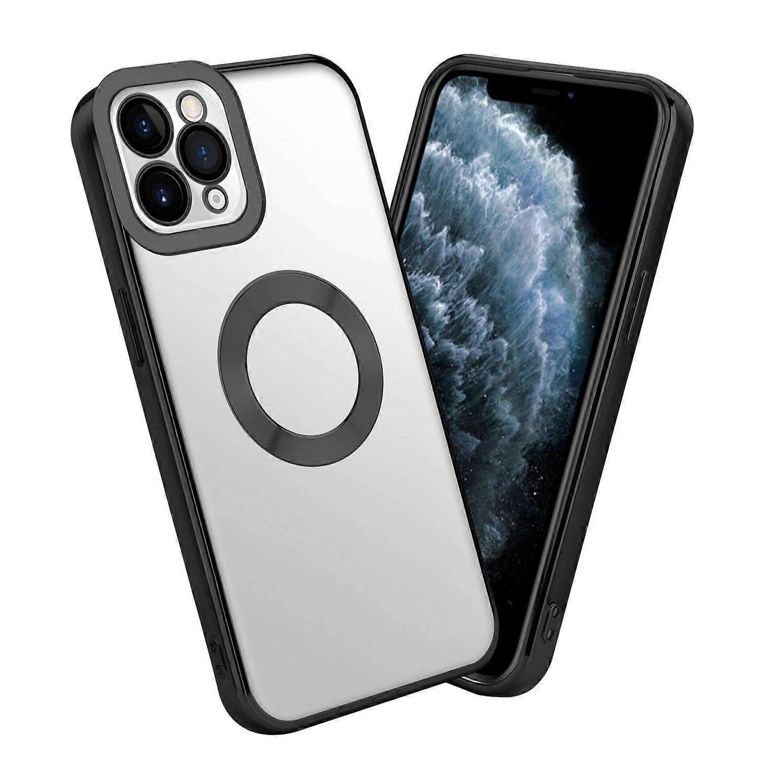iPhone 11 PRO MAX Protective Case TPU Case - Chrome Look with Camera Protector