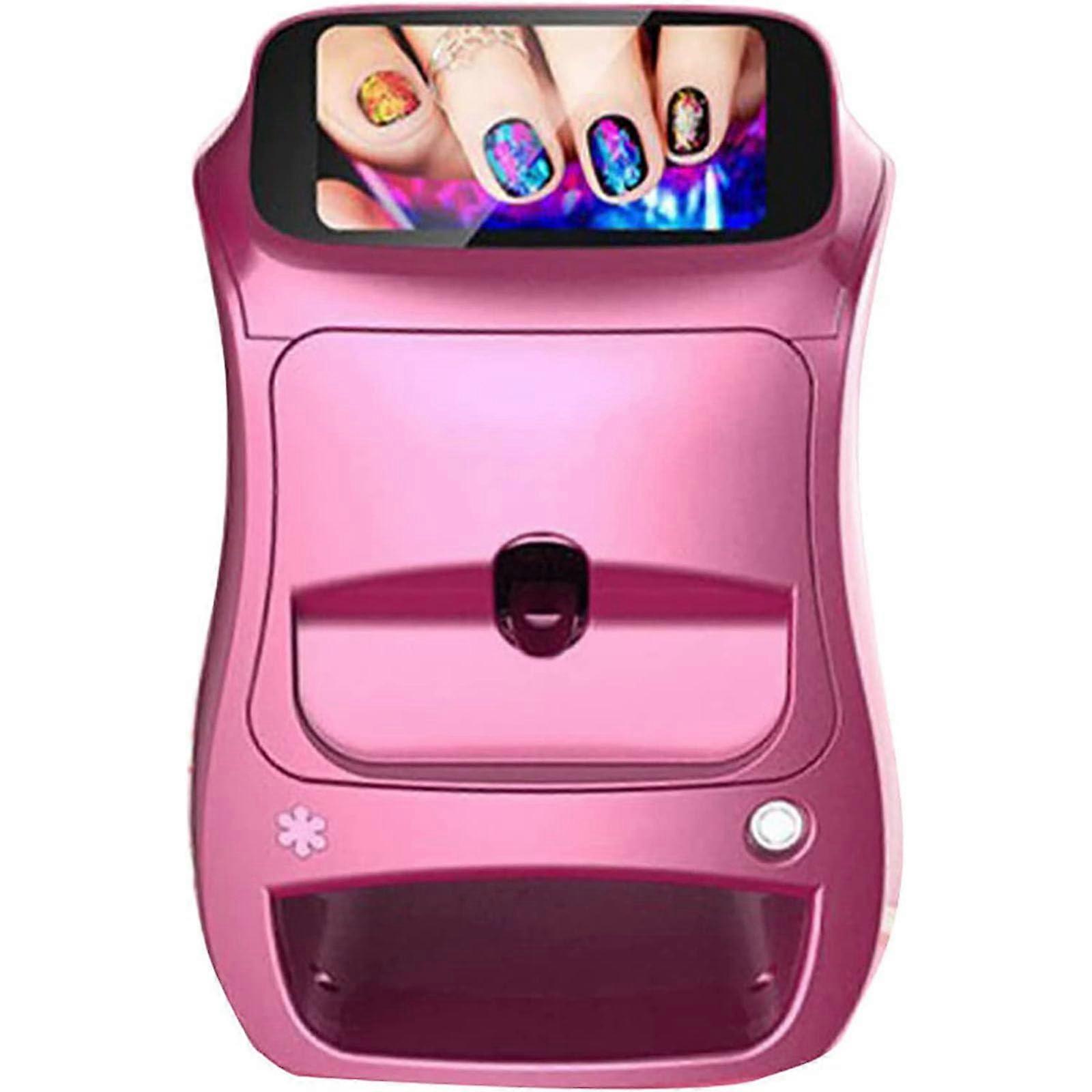 Automatic Nail Art Printer with 3D Printing, Precise Color Alignment, DIY Salon Countertop Device