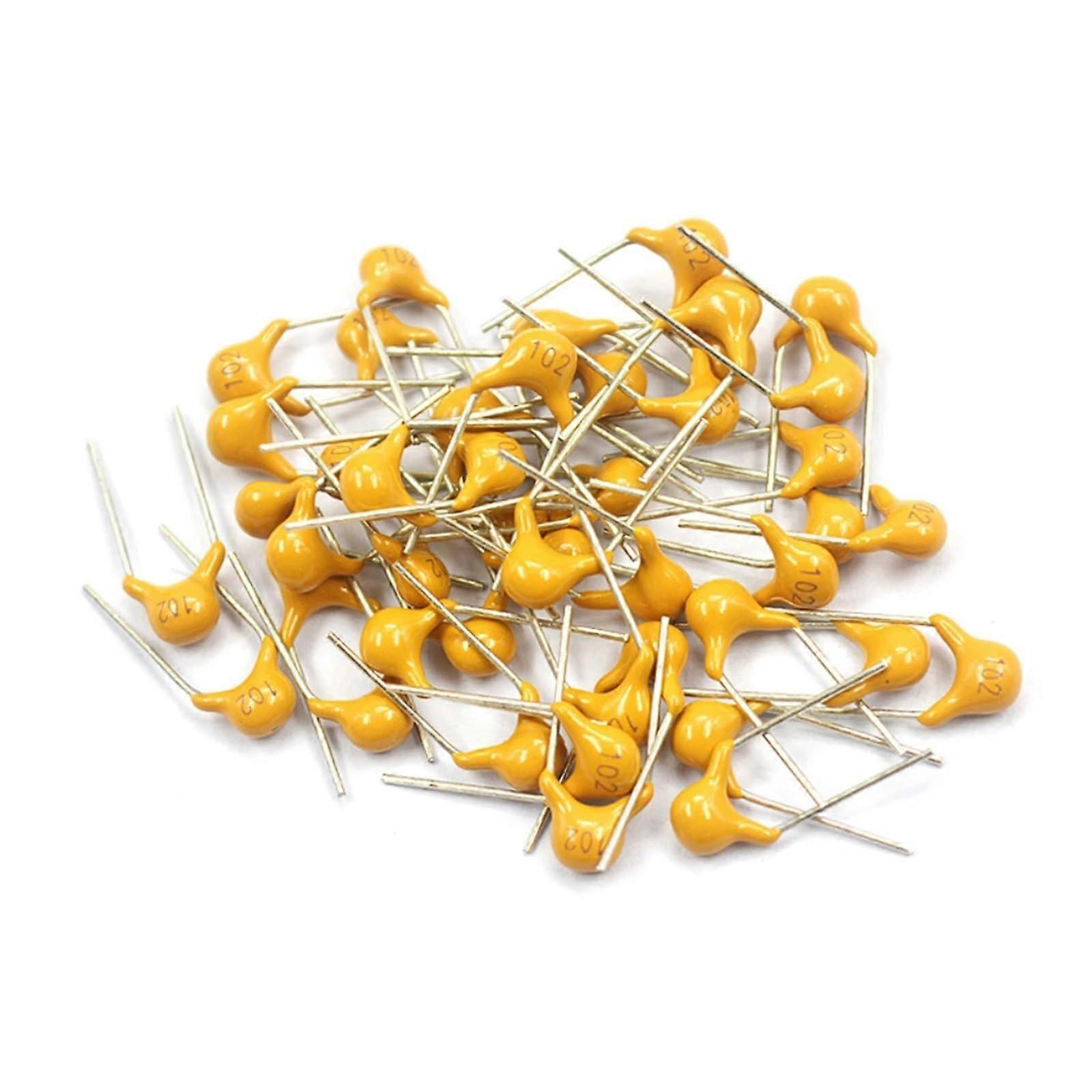 30pcs Multilayer Ceramic Capacitor Assortment Kit 50V 33nF0.68uF P=5.08mm Wide Range