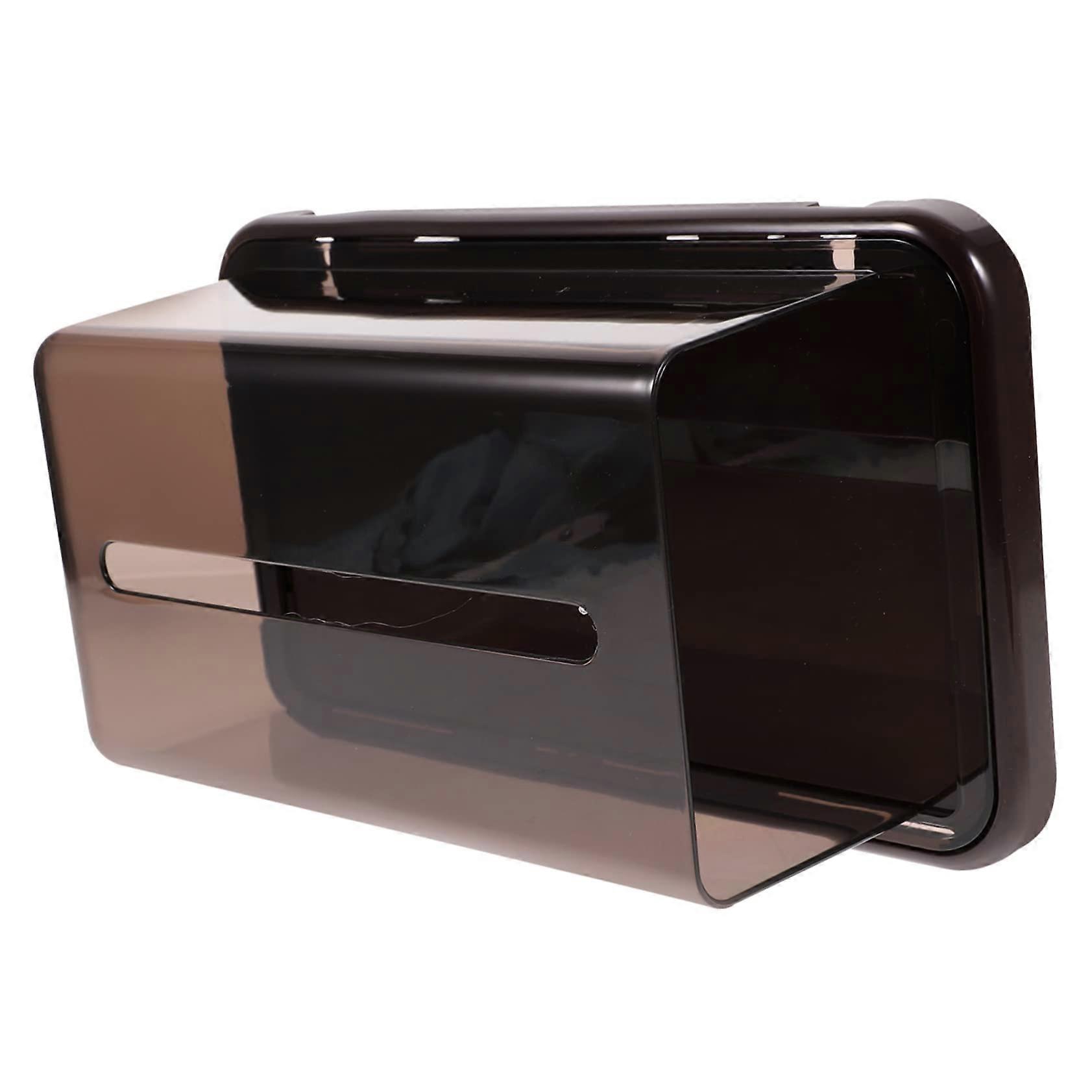 Magnetic Tissue Box Holder for Refrigerator, Wall Mounted Napkin Organizer, Compact SpaceSaving Design