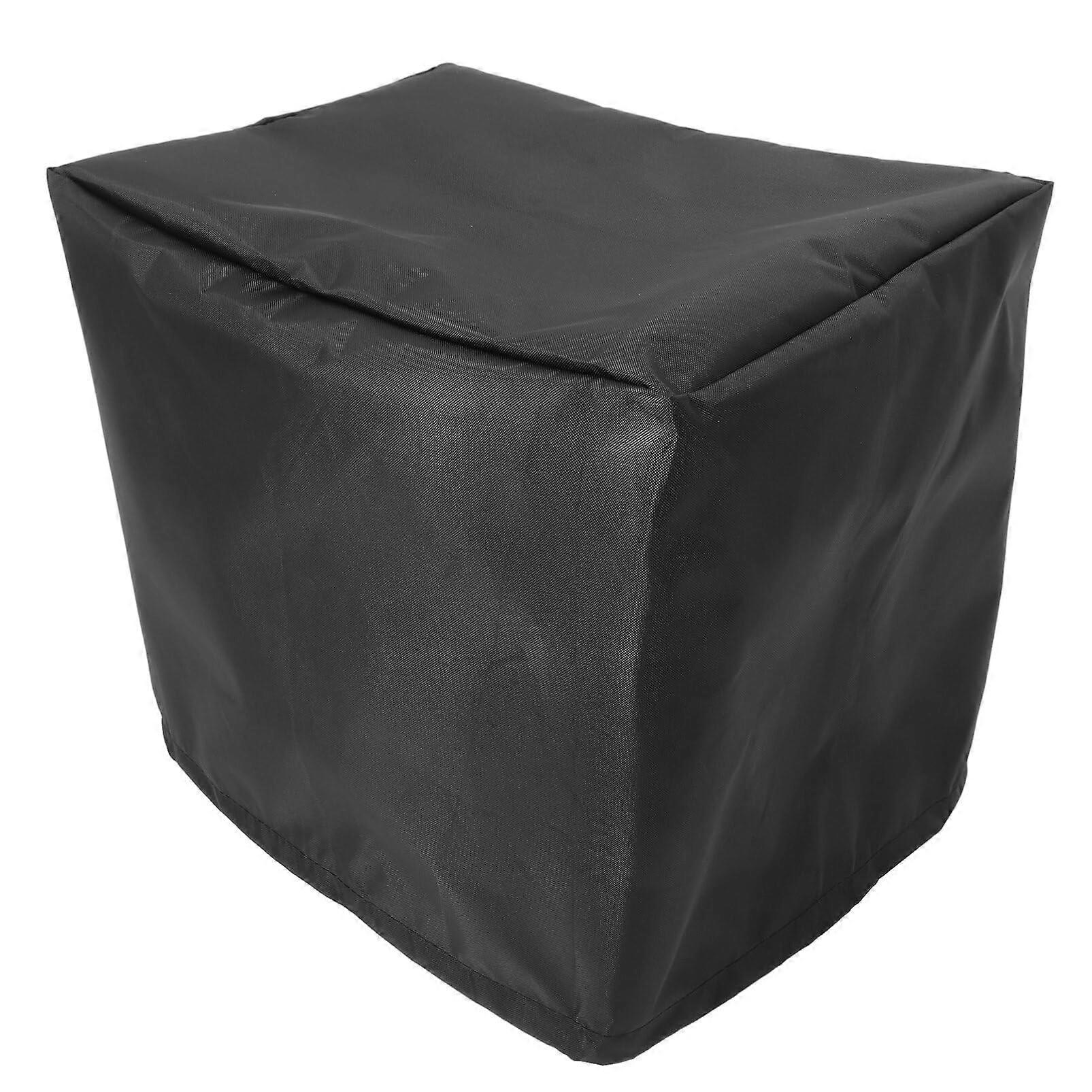 Ice Maker Cover with Dustproof and OilFume Resistant Polyester, Black Countertop Protector for Kitchen