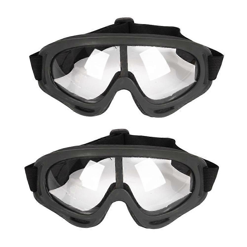2pcs Goggles Outdoor Sport Glasses Game Clear Goggles