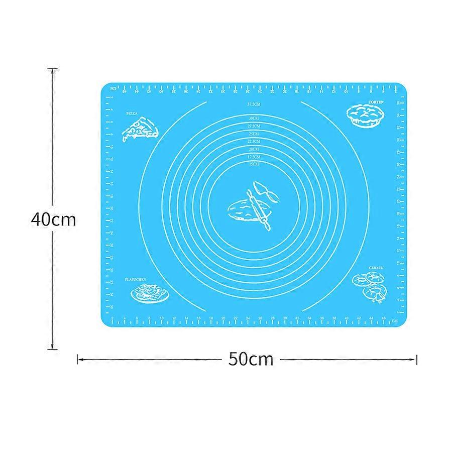 Extra Large Silicone Kneading Dough Mat Cookie Pastry Baking Pads Kitchen Table Mat Non-Stick Paste Flour Table Sheet Bakeware