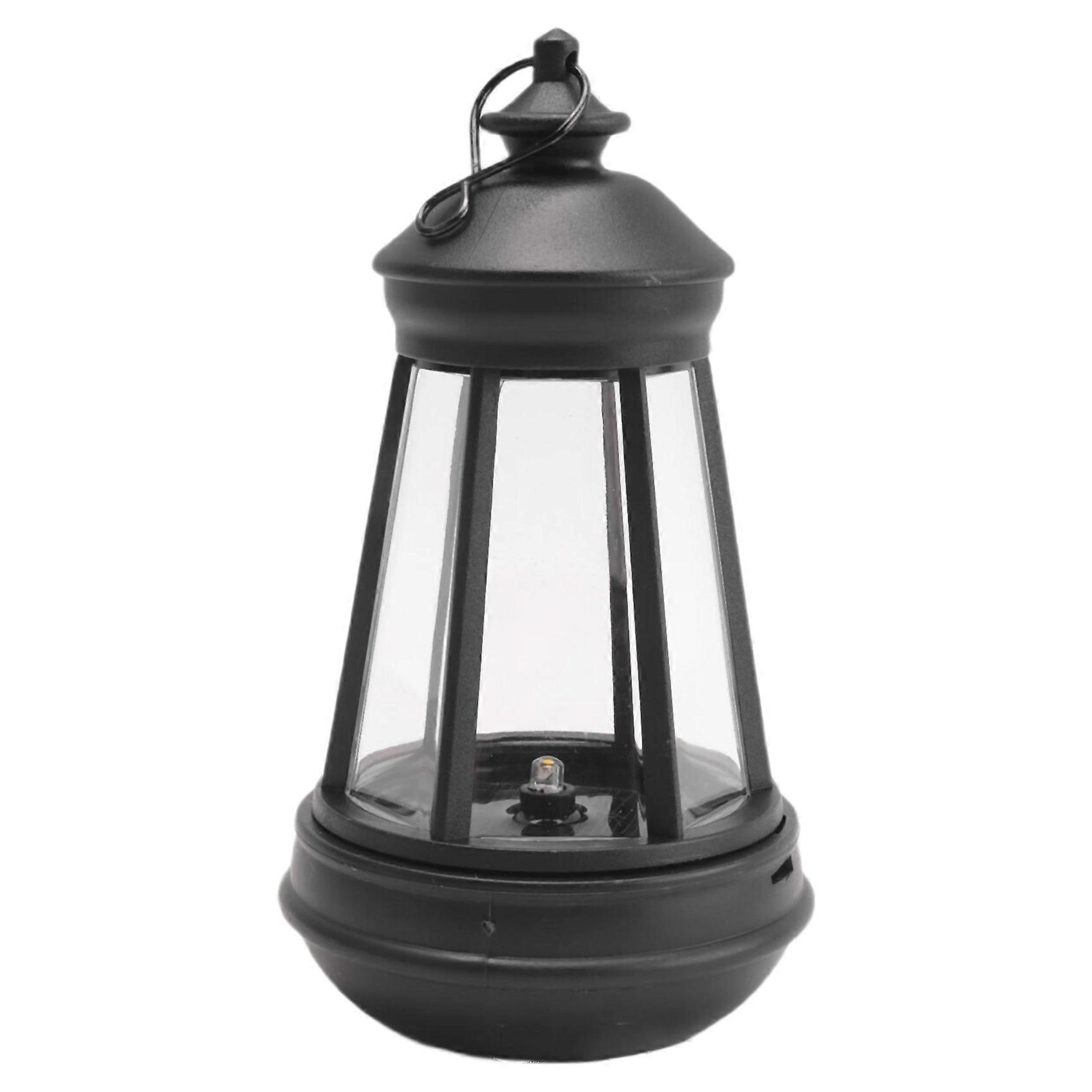 Solar Lantern Outdoor Waterproof Large Lighthouse Lantern Led Light Source Garden Decorative Lights