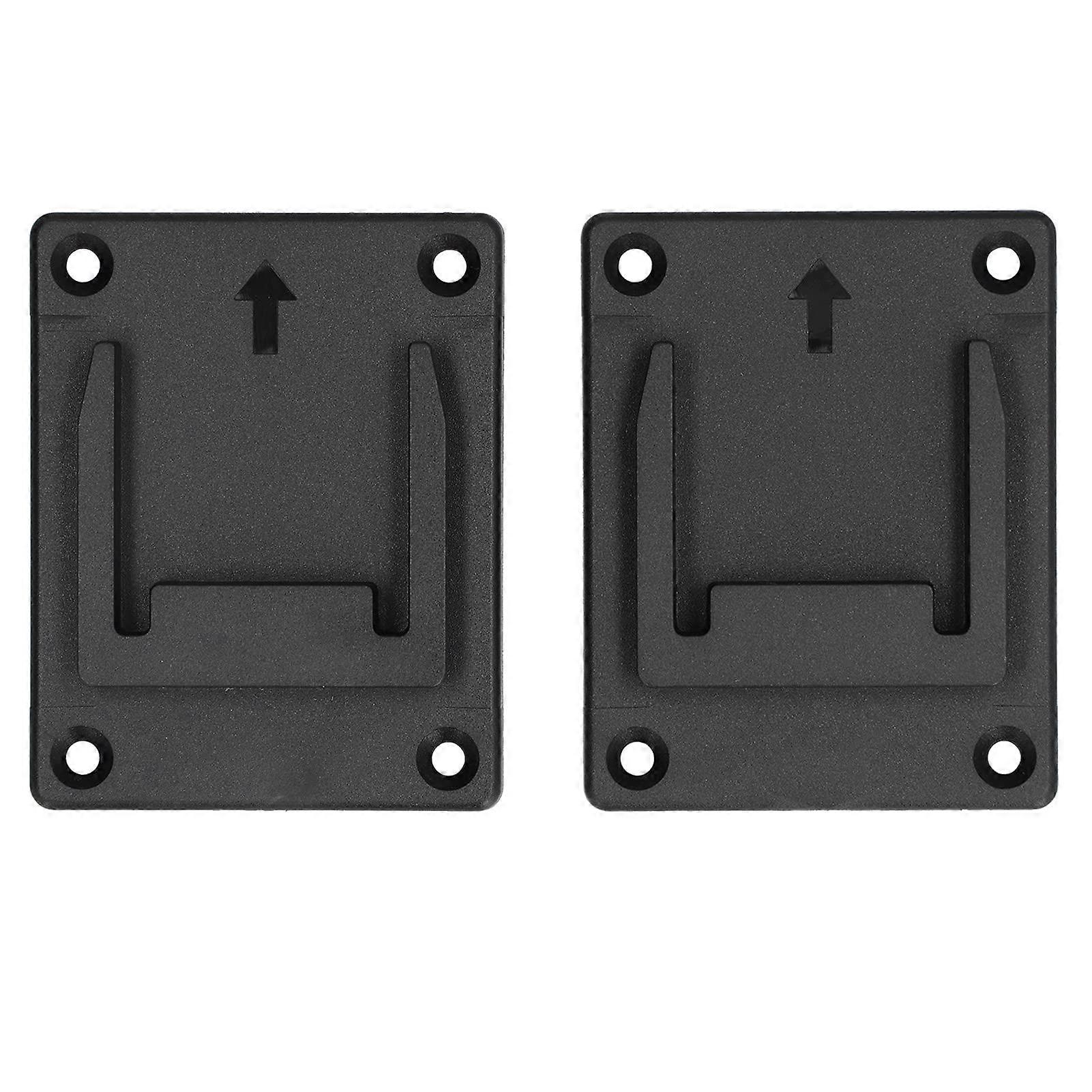 Battery Storage Rack with Secure Locking Dock, Wall Mounted 18V Cordless Tool Holder Organizer