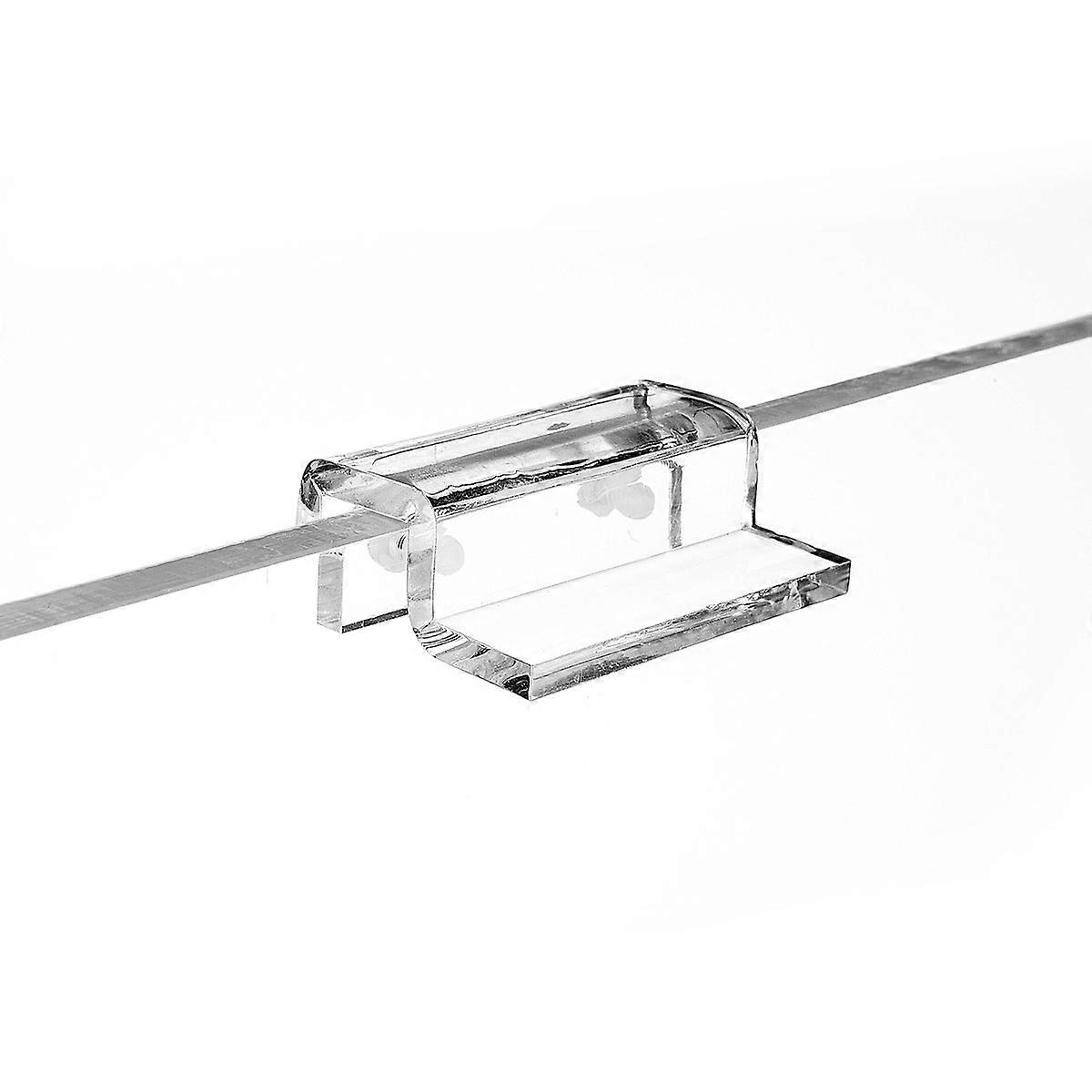 Fish Tank Cover Support Acrylic Bracket for 4Pcs Practical Aquarium Rack White