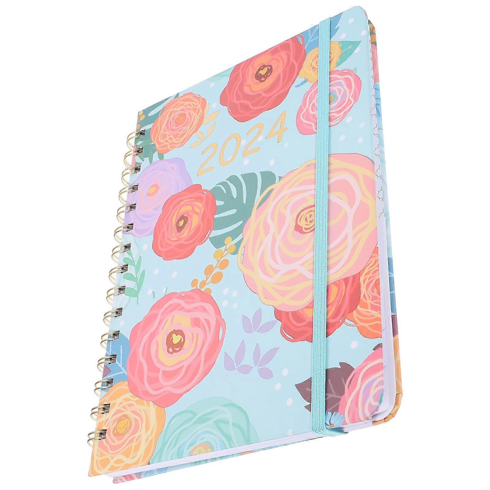 Flower Diary Multi-Function Note Book for Writing Portable Planner Organizer