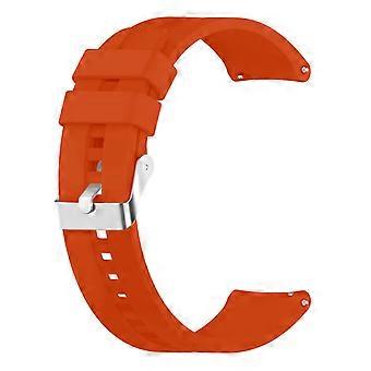 Orange Quick Release Rugged Silicone Replacement Watch Band Strap for Garmin D2 Air X10 Smartwatch
