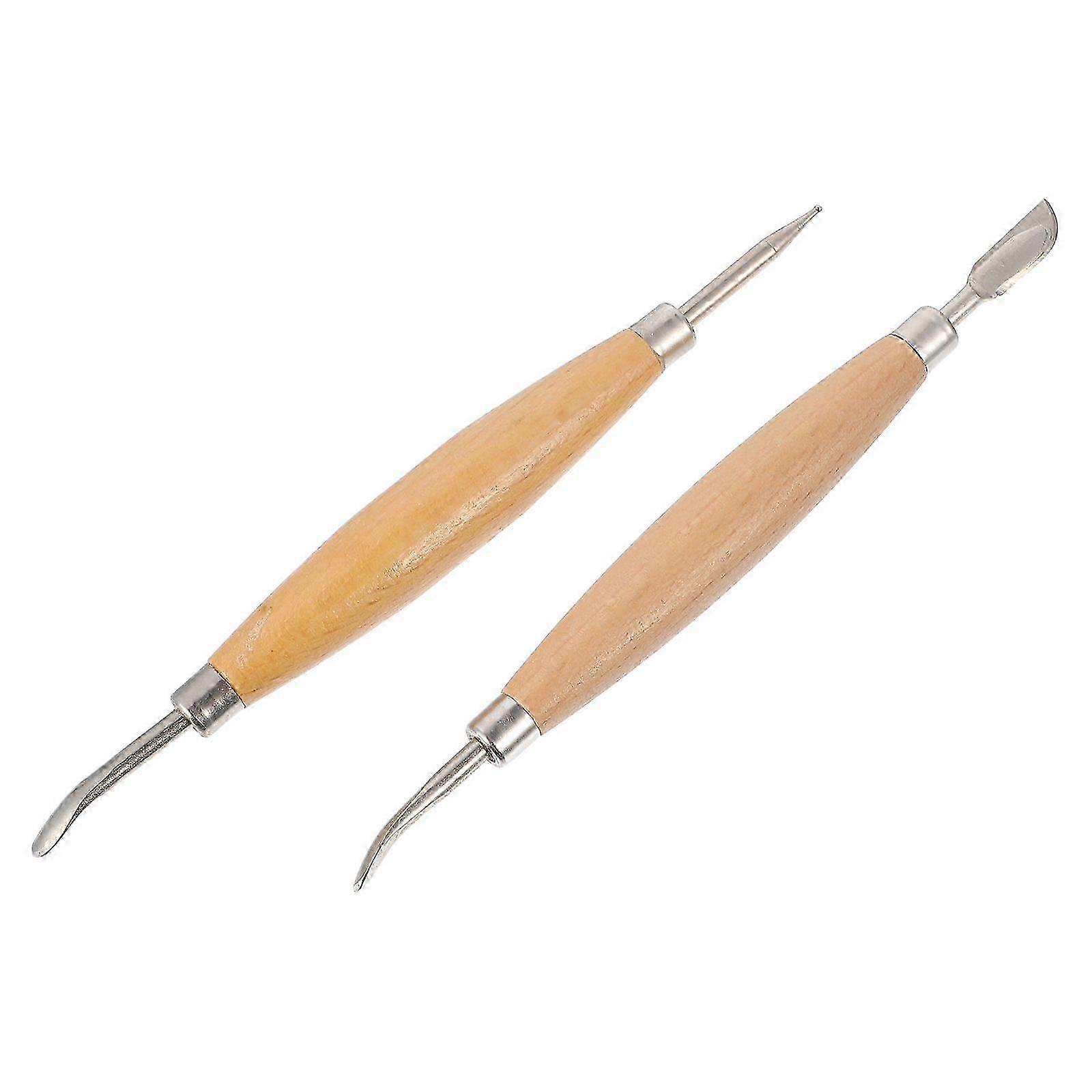 Tools for Craft Use Pottery Clay Modelling Tools 2Pcs Set
