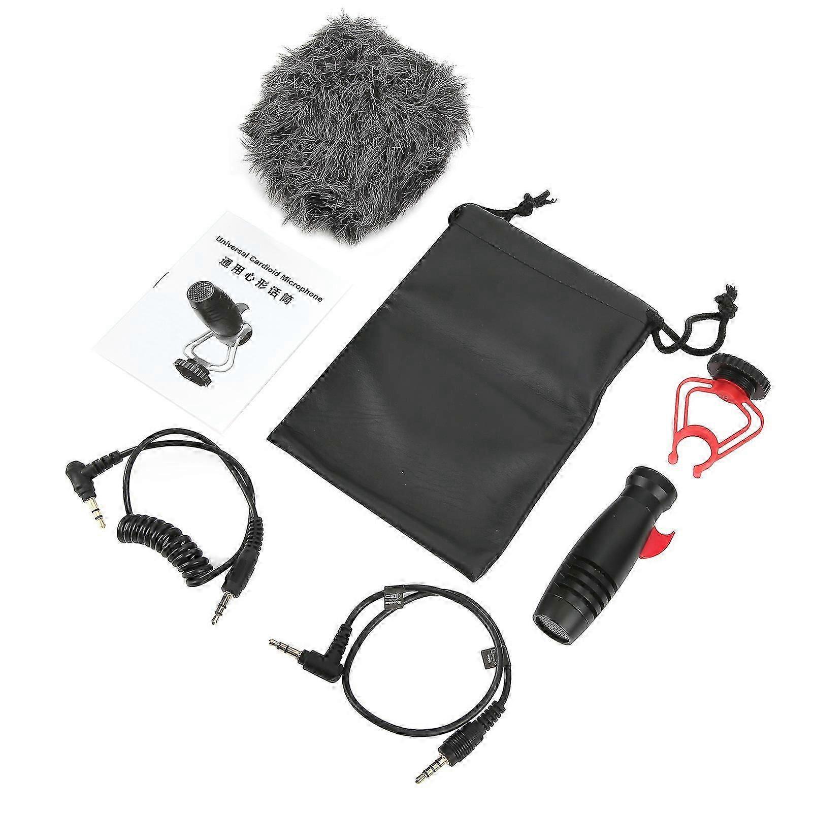 A MovingMic MS1 Portable Condenser Interview Microphone System with Bracket for Camera