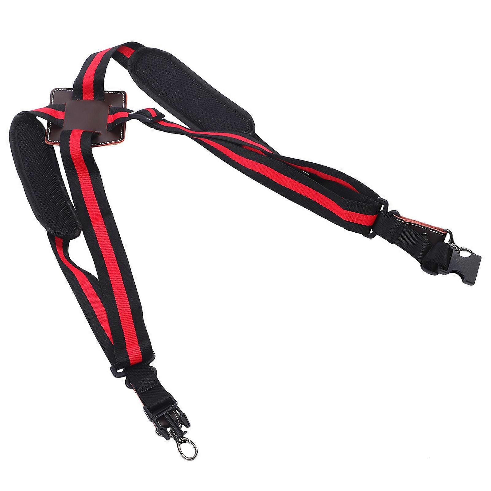 Adjustable African Drum Strap Drum Shoulder Belt Replacement Part Red