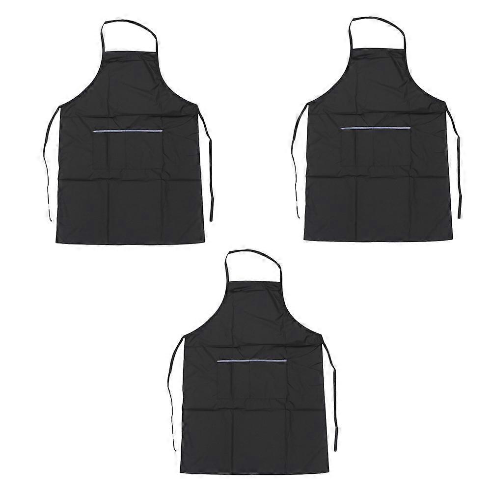 Polyester Waterproof Apron for Barber Working Adults 3Pcs Set