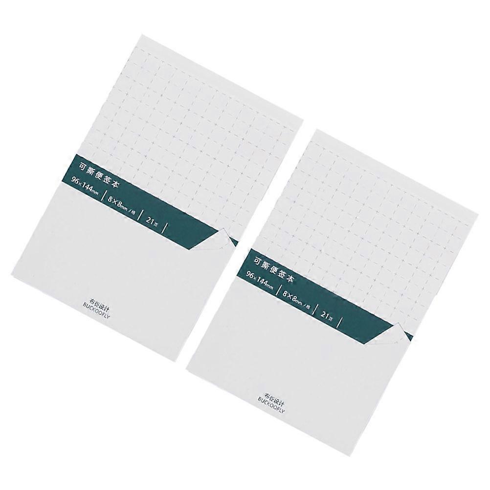 Portable Correction Decal for Student Use 2Pcs Removable Sheets Blue