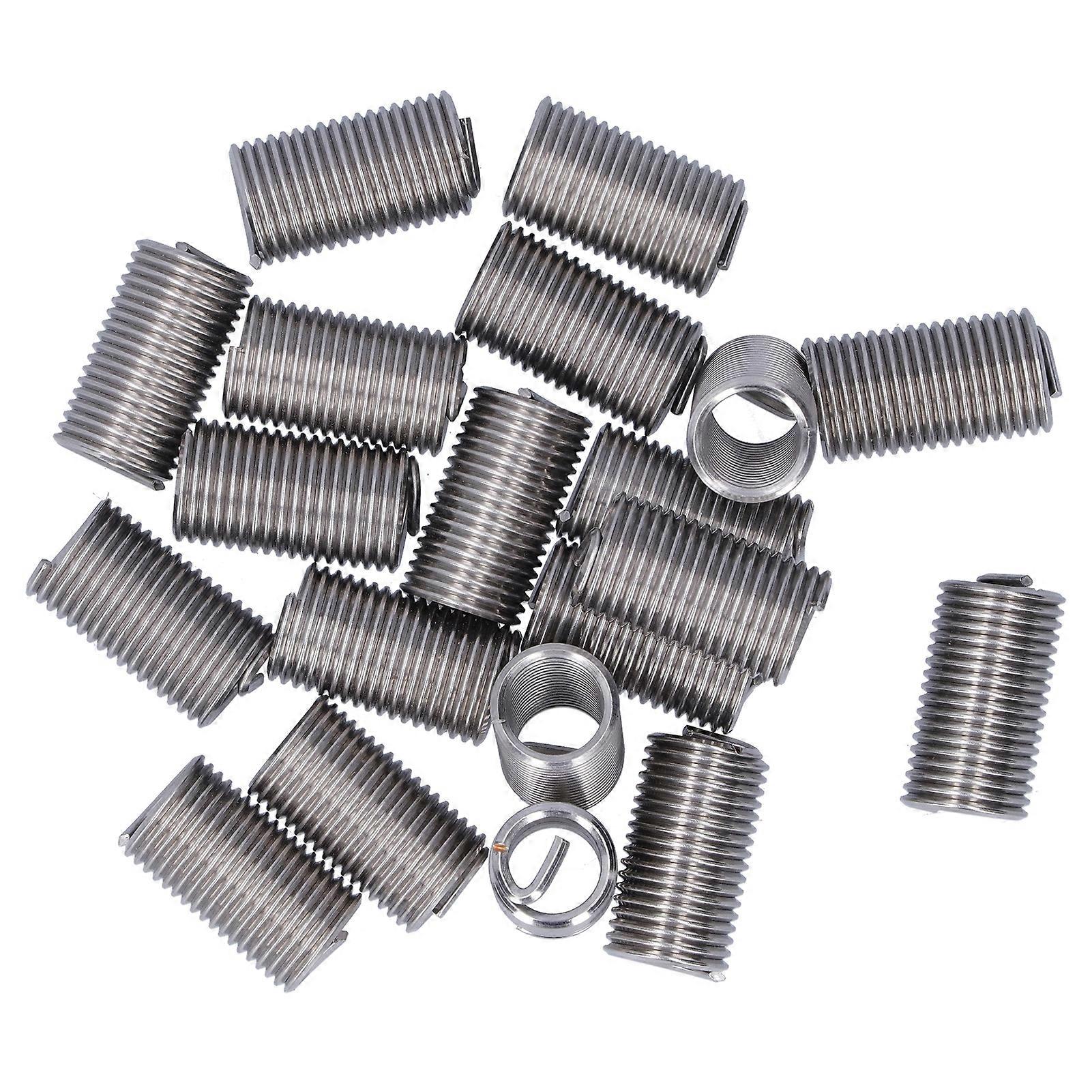 20Pcs Thread Repair M12 x 1.75 Wire Threaded Insert Nut Coiled Wire Extension Consumables3D