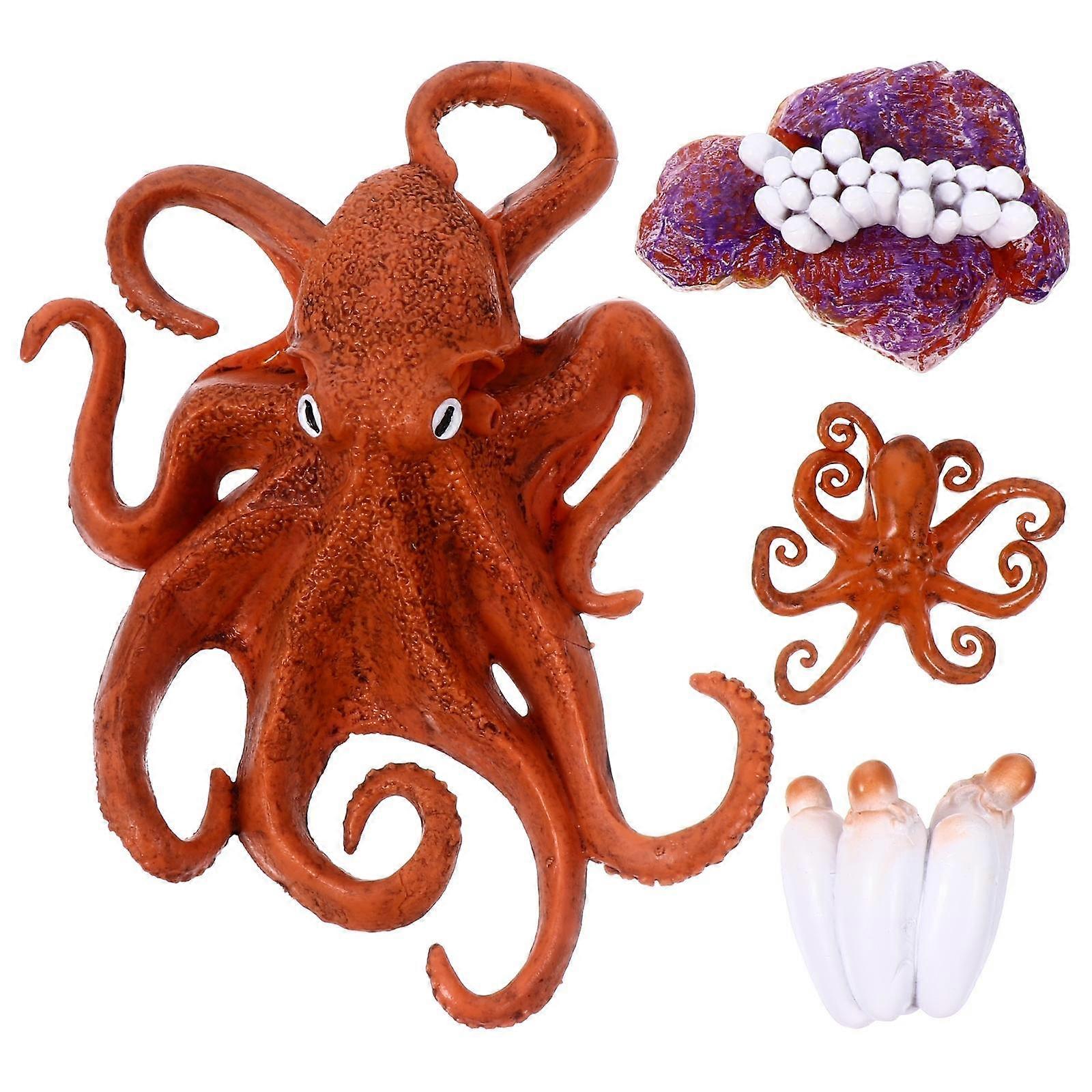 Mini Simulation Ocean Creature Models for Kids Playing 1Set Plastic Toy