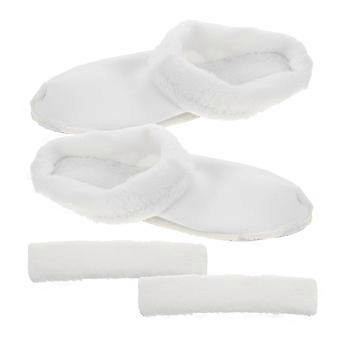 House Slippers Liners Plush Shoes Lining for Home Use 1Set White